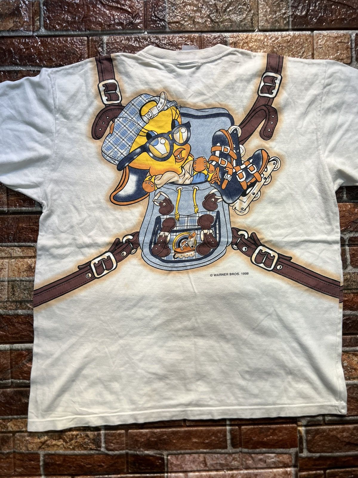 Vintage Vintage 90s Looney Tunes tweety tshirt Size US L / EU 52-54 / 3 - 7 Thumbnail