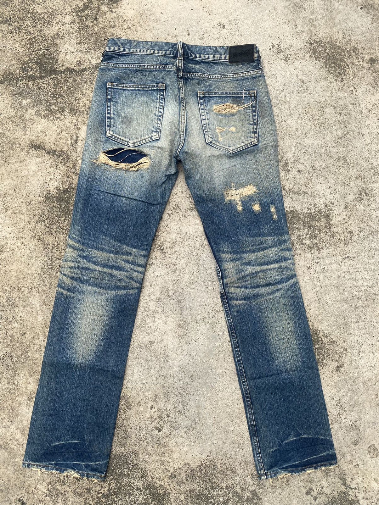 JACKROSE × Japanese Brand Flare Jeans Jackrose Distressd Clawkmark Boro Bootcut Size US 30 / EU 46 - 12 Thumbnail