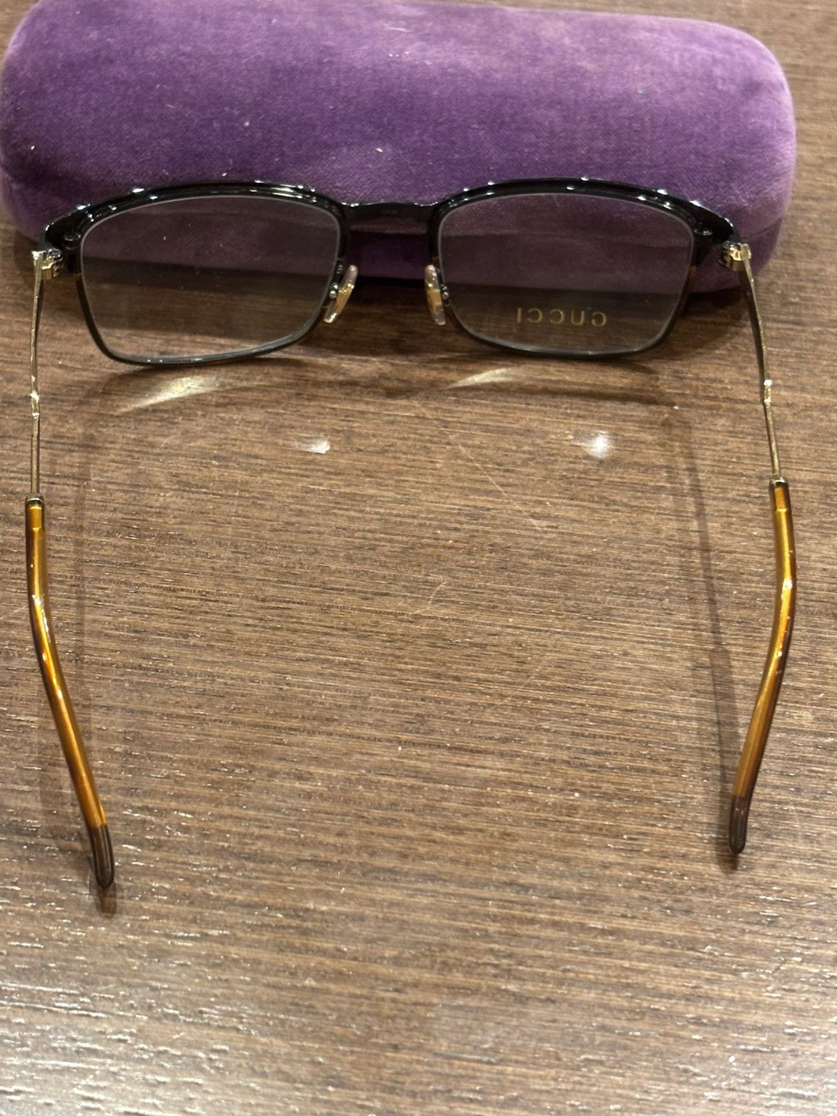 Gucci Gucci Square Frame Glasses Size ONE SIZE - 8 Thumbnail