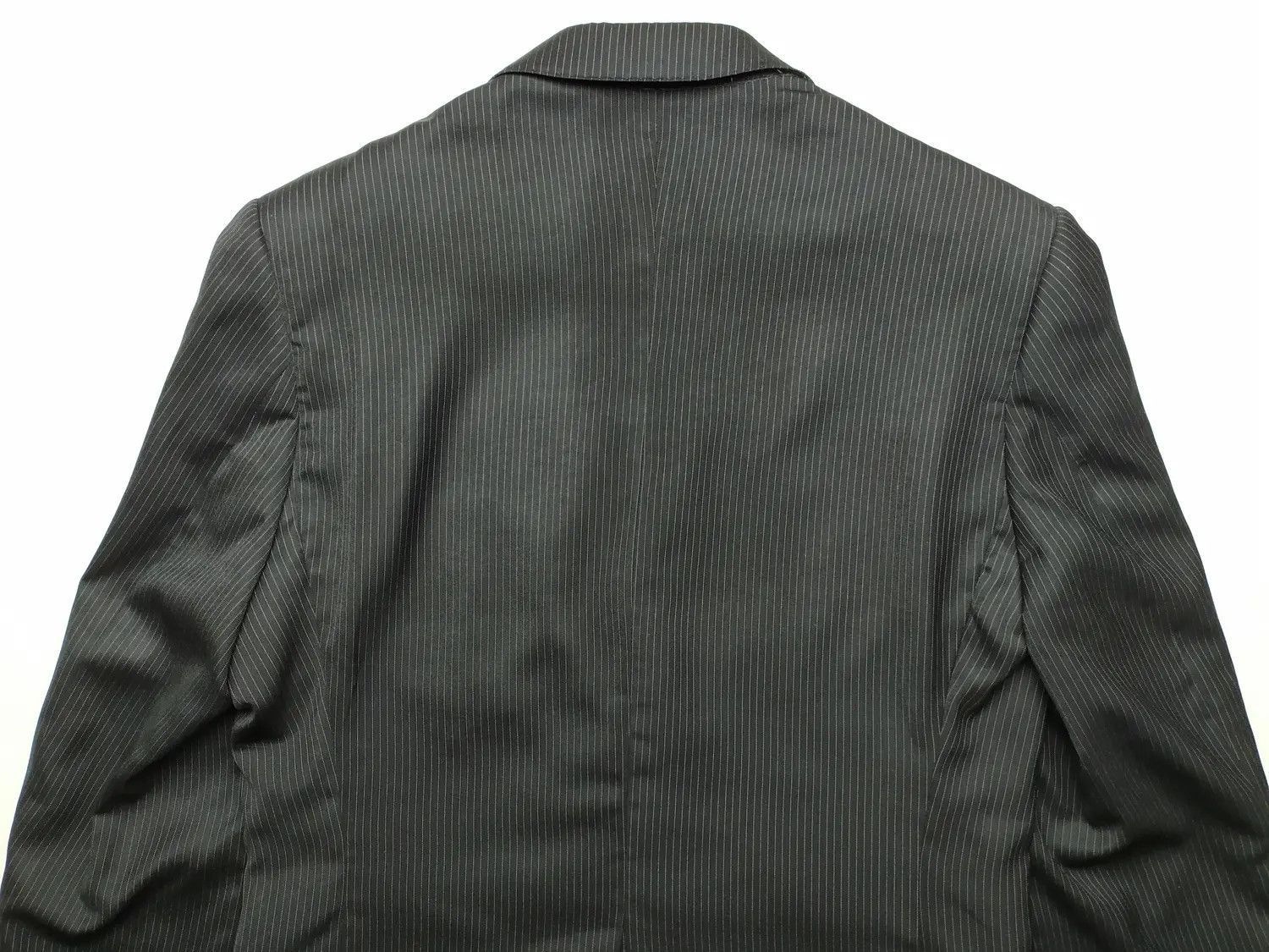 Armani × Giorgio Armani Armani Collezioni Striped classic Wool/Silk Blazer Size 50R - 8 Thumbnail
