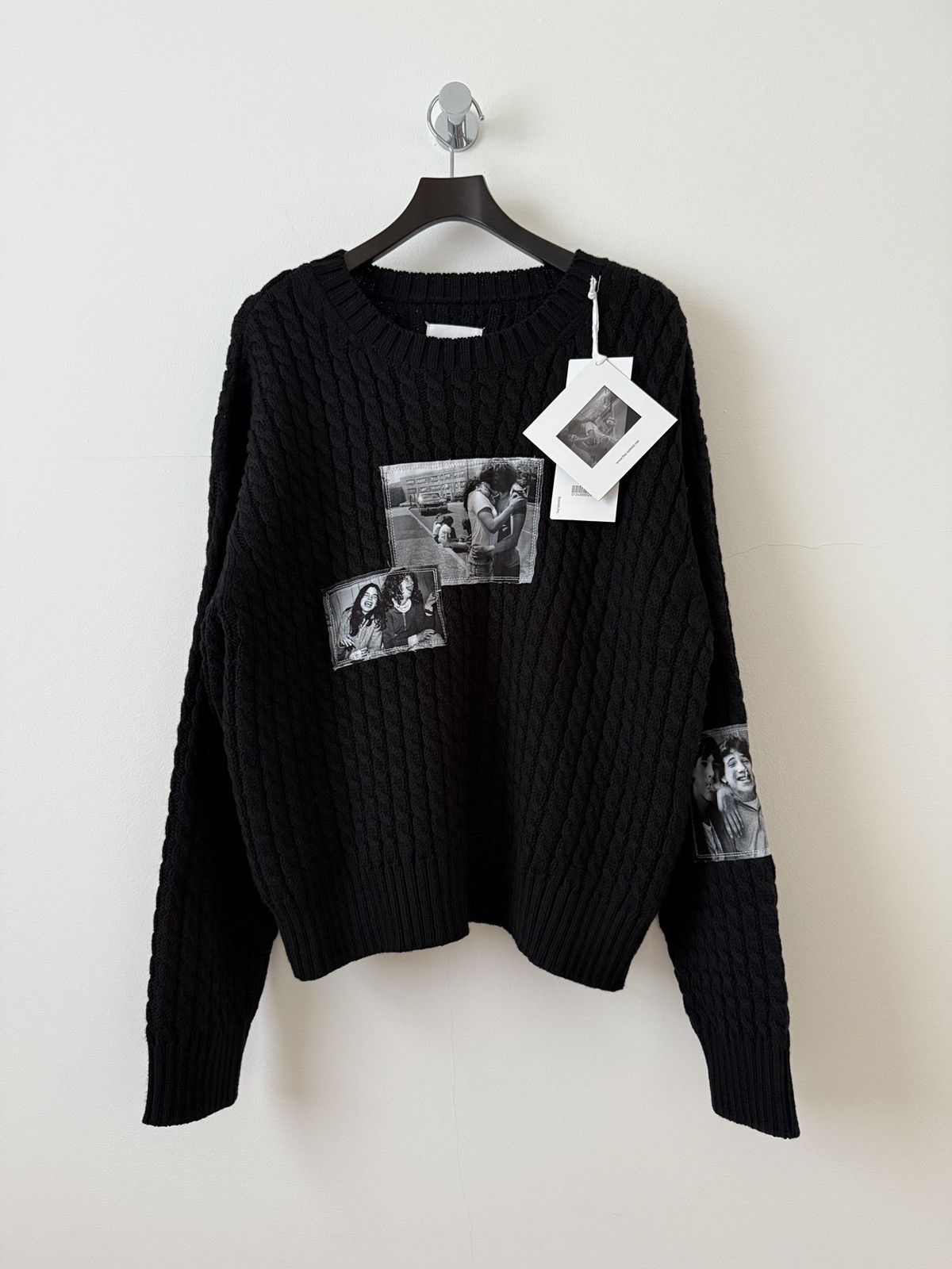 Takahiromiyashita The Soloist. Photo Patch Cable Knit Sweater Size US S / EU 44-46 / 1 - 1 Thumbnail