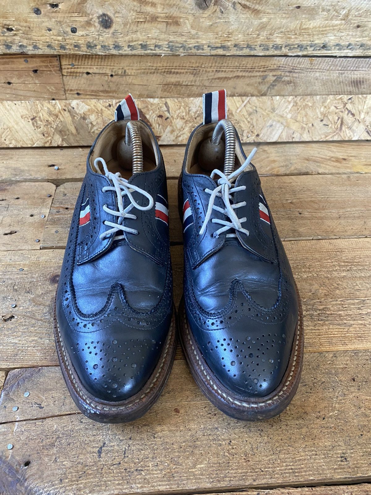 Designer × Thom Browne Thom Browne oxford navy blue leather shoes uk6 Size US 7 / EU 40 - 2 Thumbnail