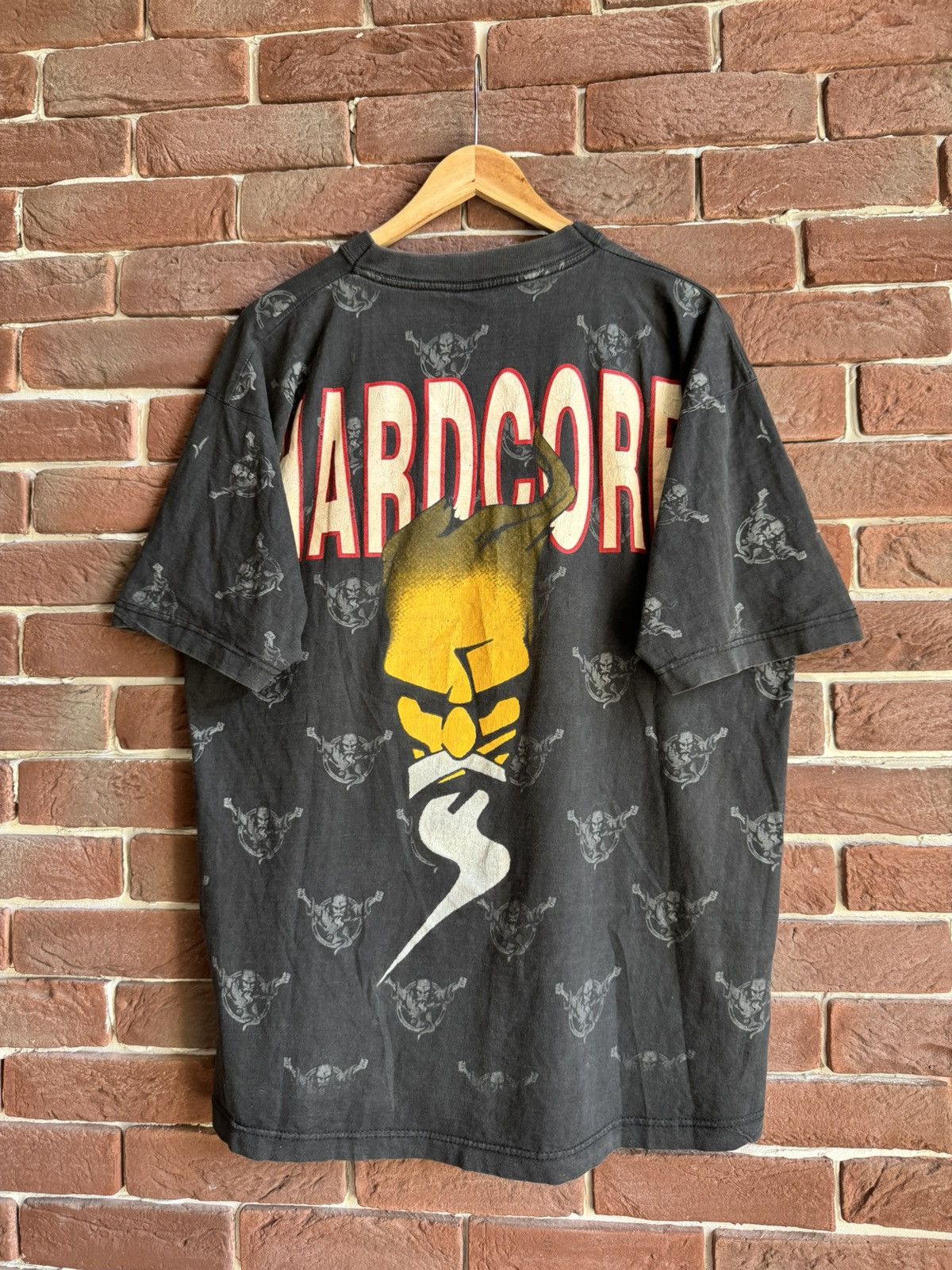 Band Tees Rare Vintage 90s Thunderdome Wizard Gabber Band Tshirt 90s Size US XL / EU 56 / 4 - 1 Thumbnail