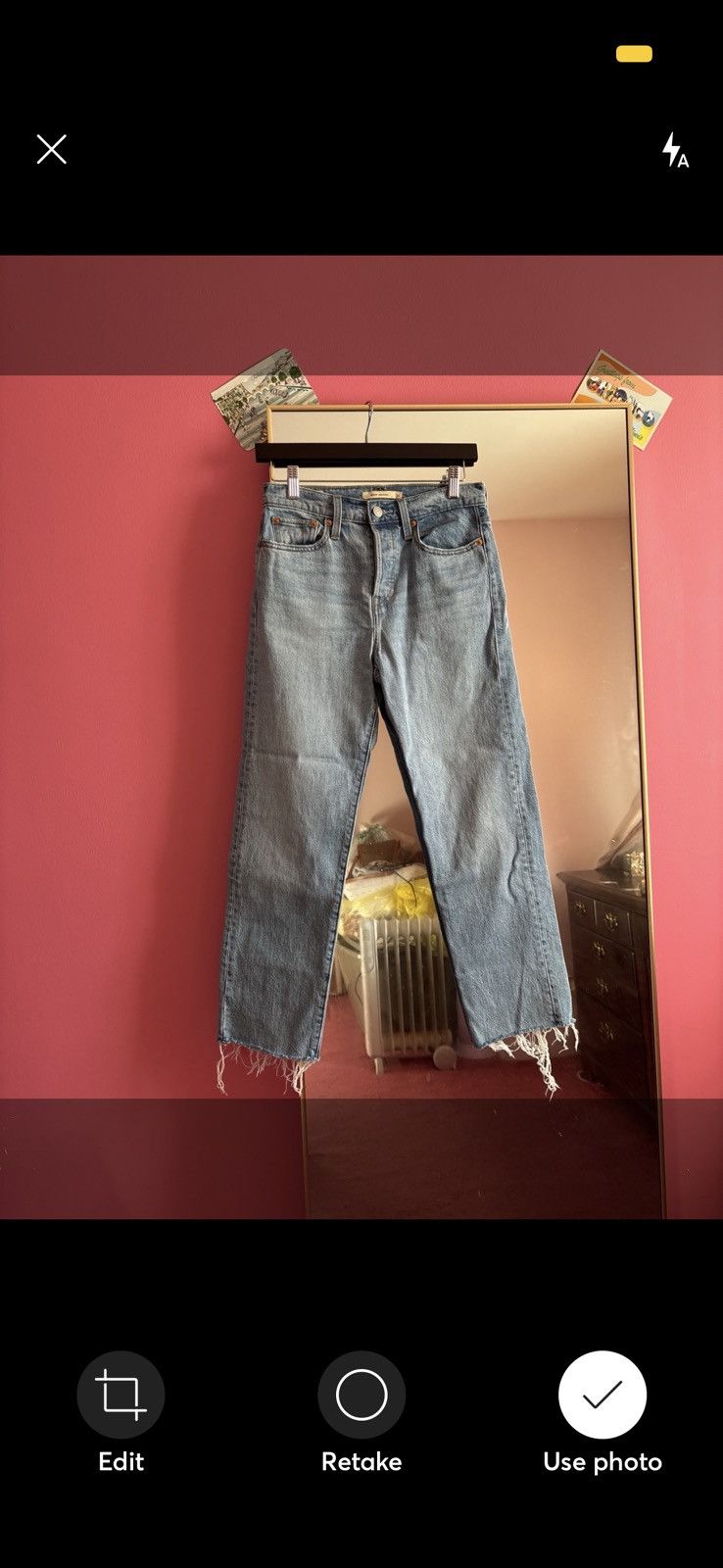 Levi's Levi's Women's Wedgie Straight Jeans Size 27" / US 4 / IT 40 - 1 Thumbnail