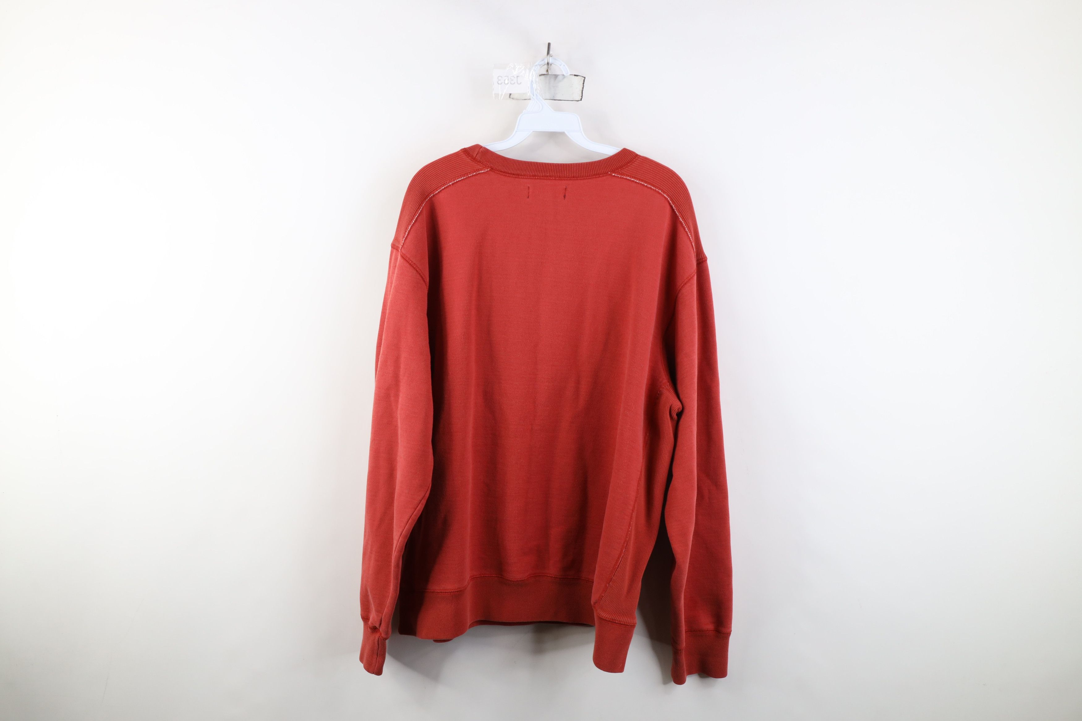 Gap Vintage 90s Y2K Gap Spell Out Heavy Crewneck Sweatshirt Red Size US XL / EU 56 / 4 - 10 Thumbnail