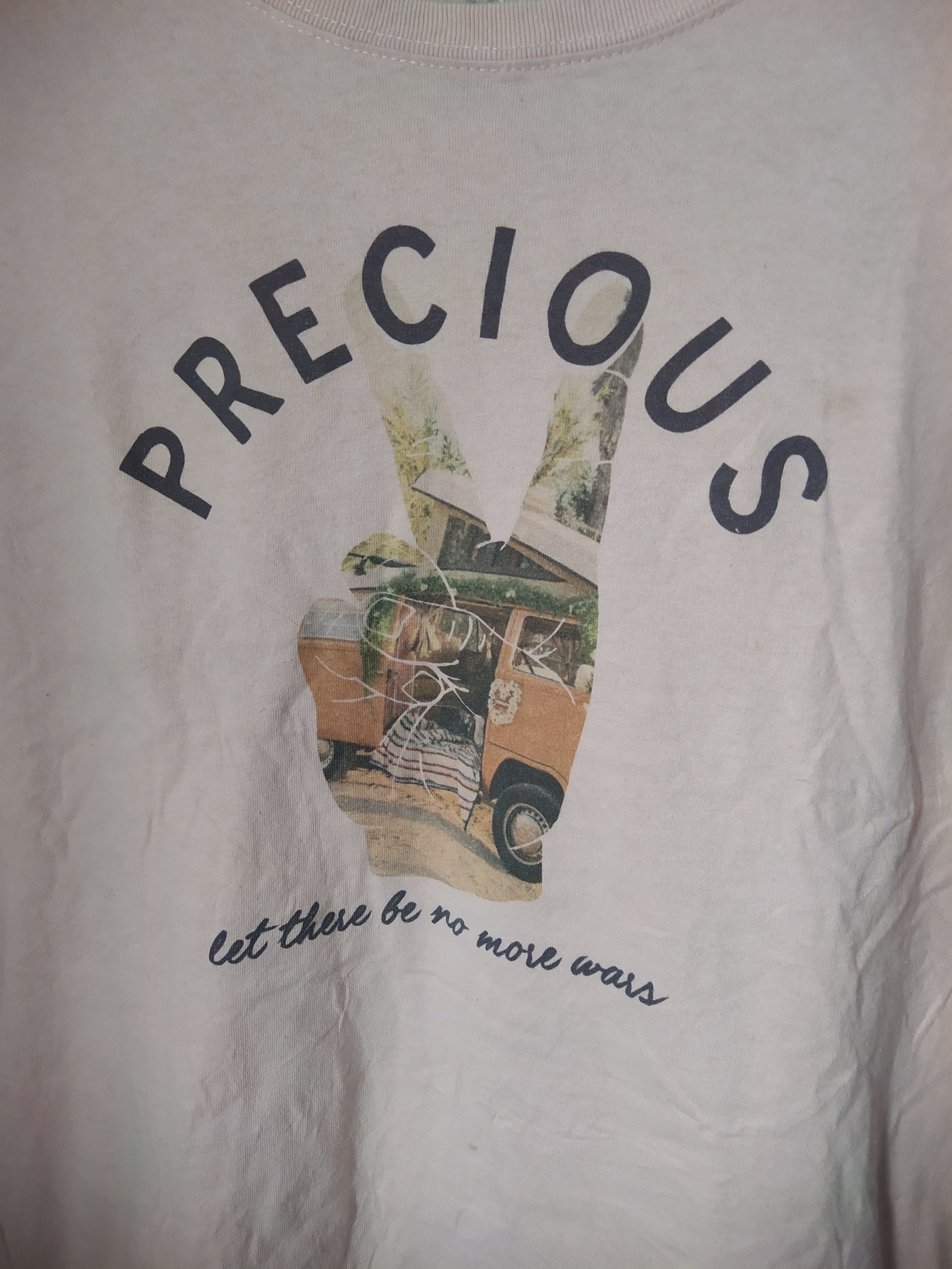 Japanese Brand Power The People Precious Graphic Let There Be No More War Size US M / EU 48-50 / 2 - 5 Thumbnail