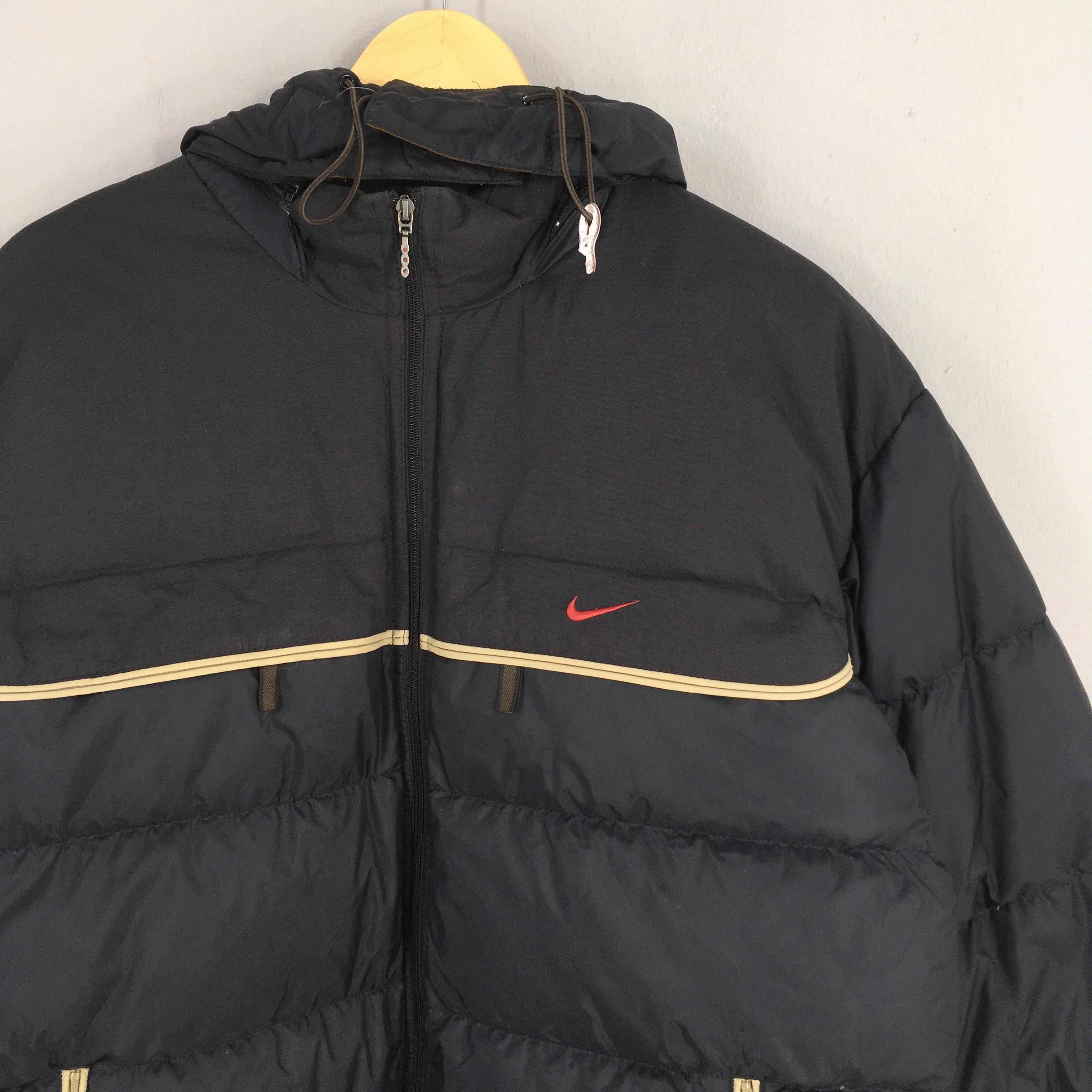 Nike Vintage Y2K Nike Swoosh Goose Down Puffer Jacket Large Size US L / EU 52-54 / 3 - 2 Thumbnail
