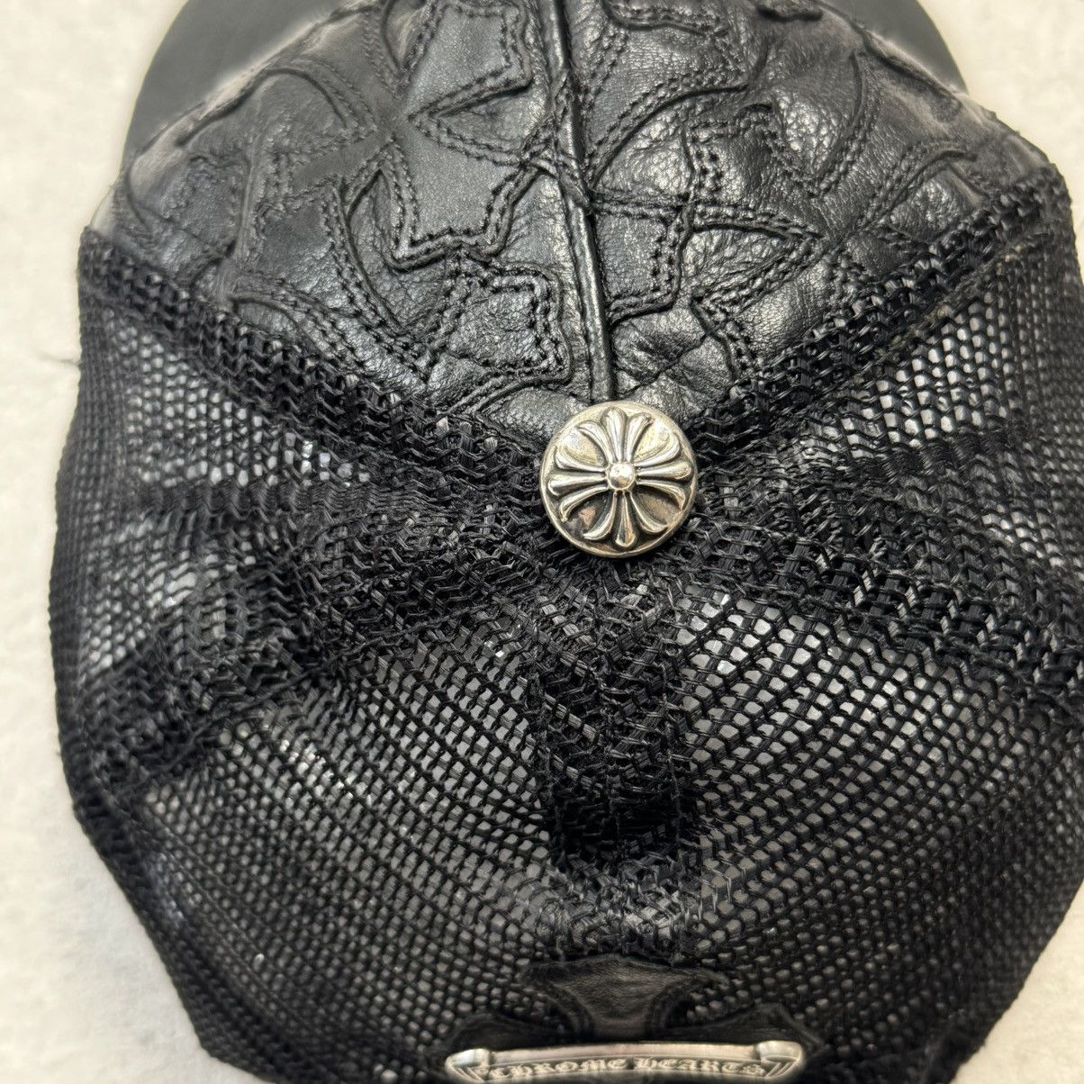 Chrome Hearts Chrome hearts Cemetry Cross Patch Tracker Cap Hat Size ONE SIZE - 3 Thumbnail