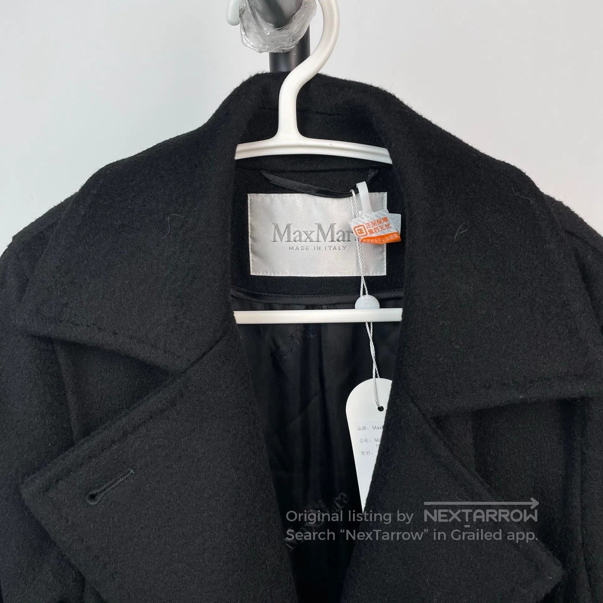 Max Mara Max Mara Black Long Camel Hair Coat| Size 4XL / US 24-26 - 5 Thumbnail