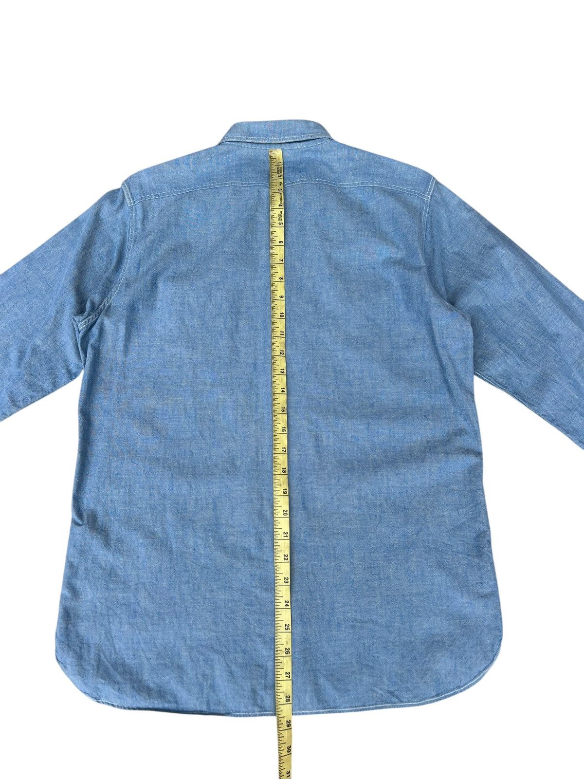 Sugar Cane Sugar Cane Chin Strap Gusset Selvedge Chambray Shirt Size US S / EU 44-46 / 1 - 19 Thumbnail
