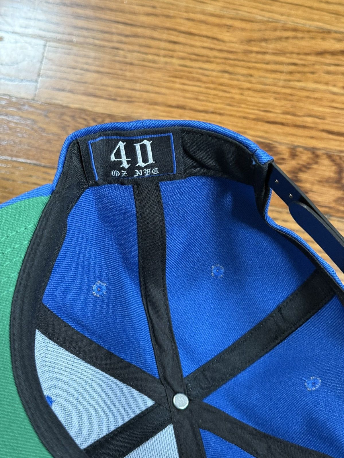 40oz NYC 40 Oz NYC SnapBack blank Hat Cap Royal Blue Unisex OS NWT Size ONE SIZE - 6 Thumbnail