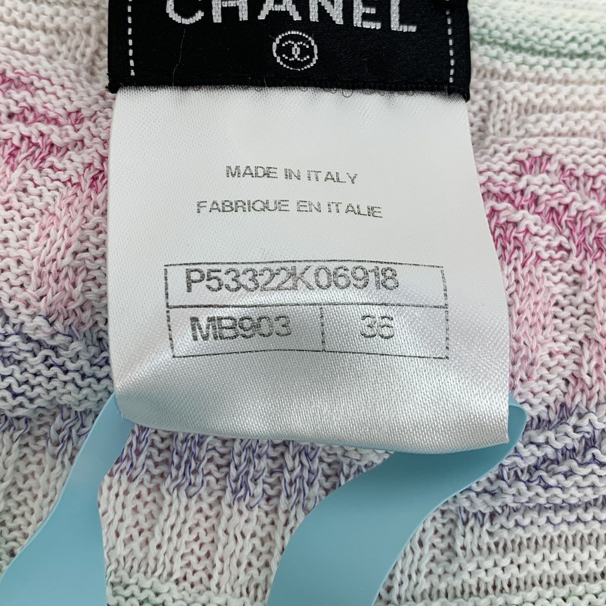 Chanel Chanel Colorblocked Striped Cotton Drop Shoulder Knit Dress Size XS / US 0-2 / IT 36-38 - 7 Thumbnail