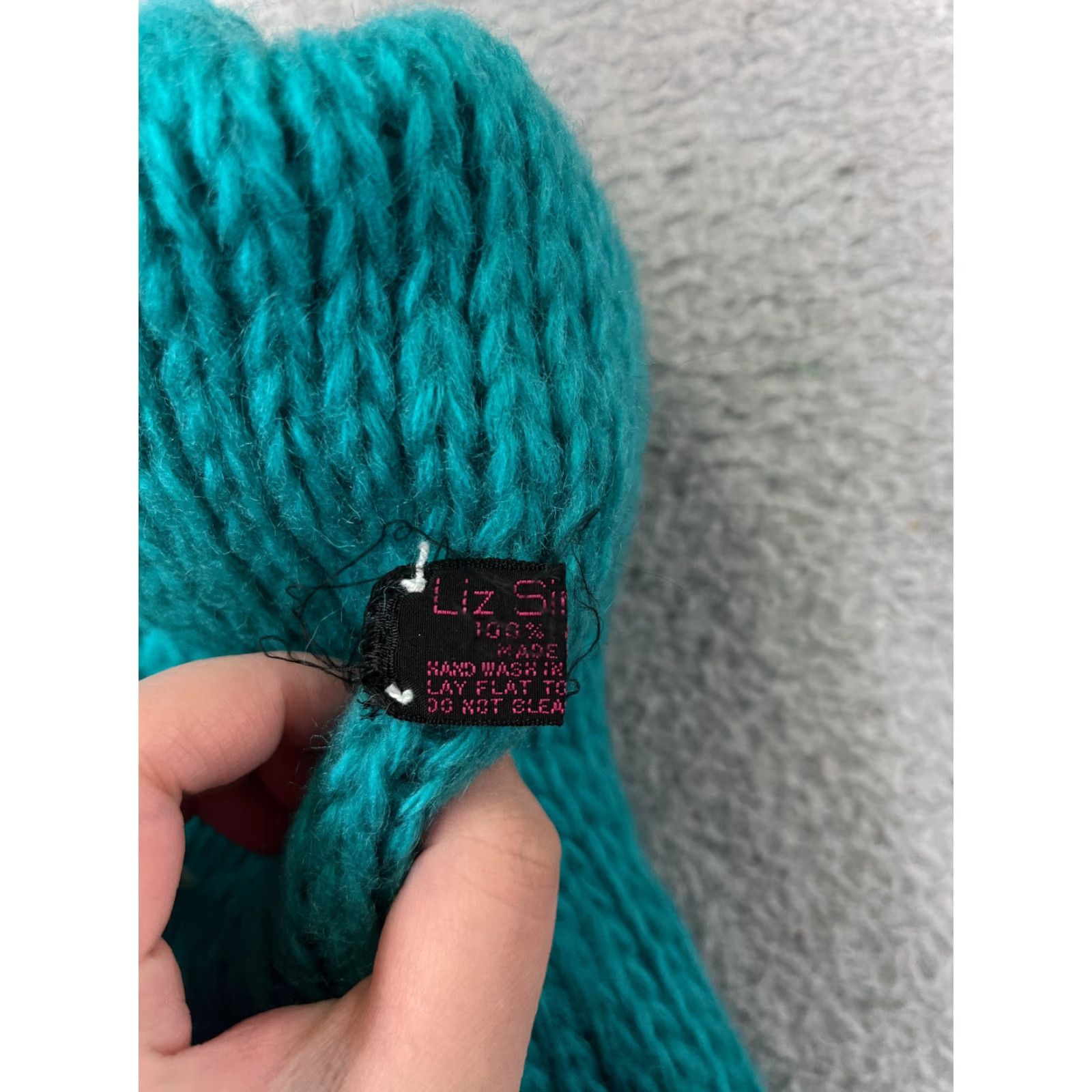 Altea Liz Sinclair Toque Womens One Size Teal Blue Knit Acrylic Snow Ski Hat Made In Japan Size ONE SIZE - 5 Thumbnail