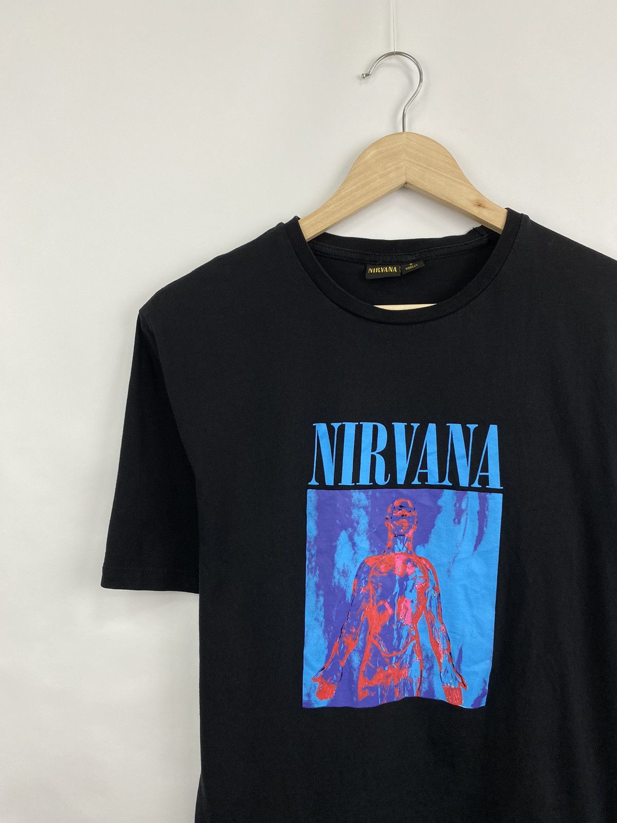 Nirvana 🇺🇸 Y2K Kurt Cobain Nirvana T-Shirt Rare Retro Hype Size US M / EU 48-50 / 2 - 3 Thumbnail