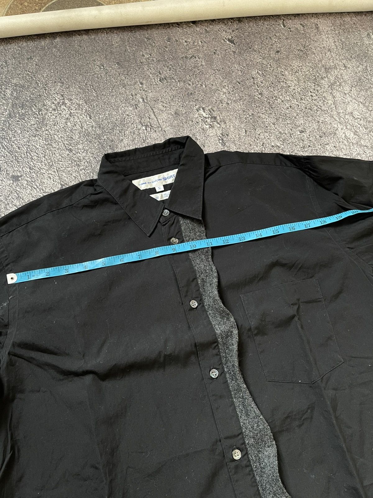 Comme des Garcons COMME DES GARCONS HIDDEN BUTTON SHIRT Size US L / EU 52-54 / 3 - 12 Thumbnail