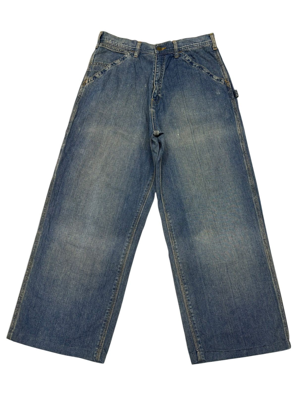 Undercover LIGHTNING BOLT BAGGY CARPENTER DENIM JEANS Size US 32 / EU 48 - 2 Thumbnail