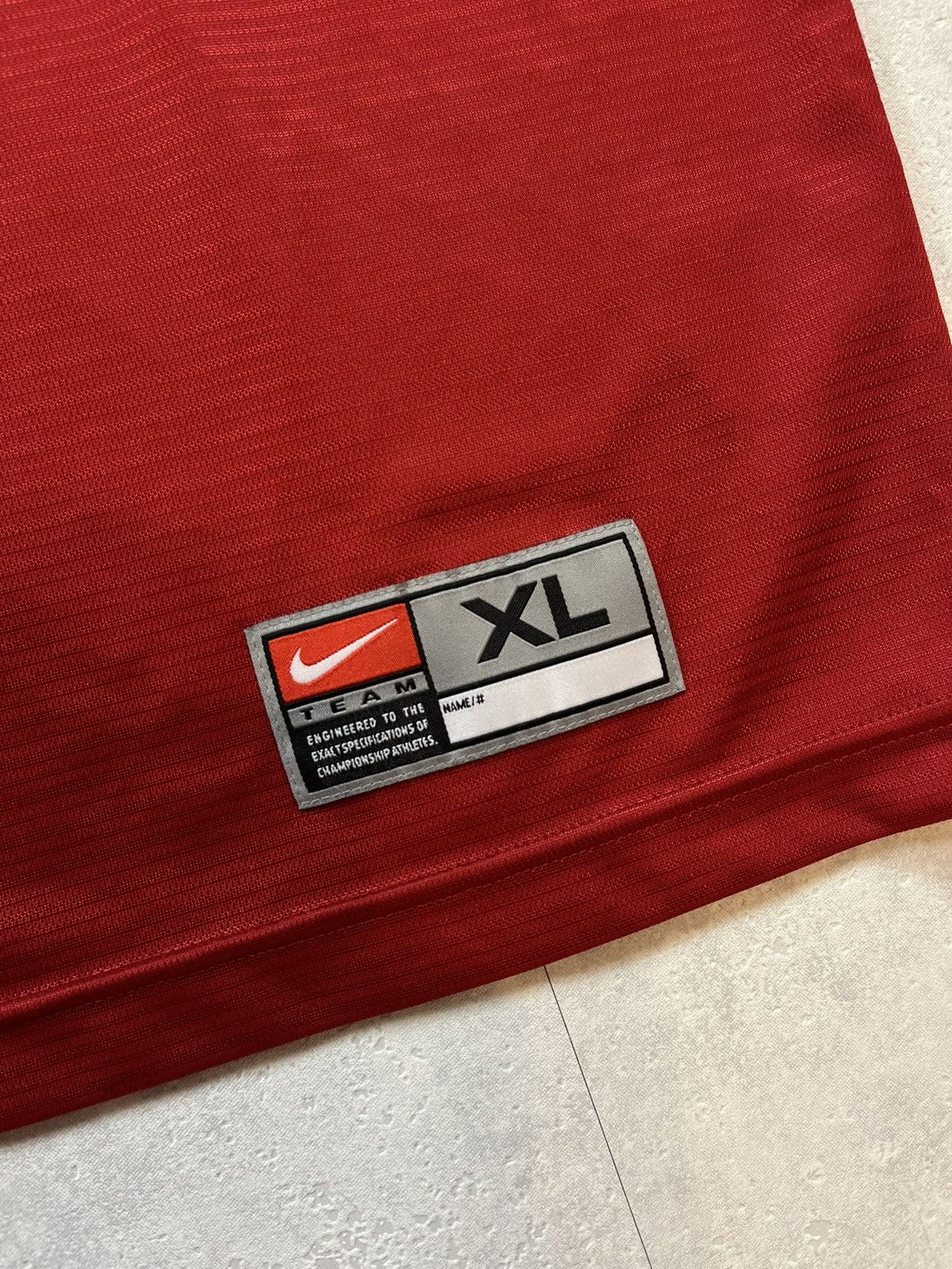 Nike × Vintage 90s Nike Swoosh Vintage Y2K Oversized Soccer Retro Tee Size US XL / EU 56 / 4 - 6 Thumbnail