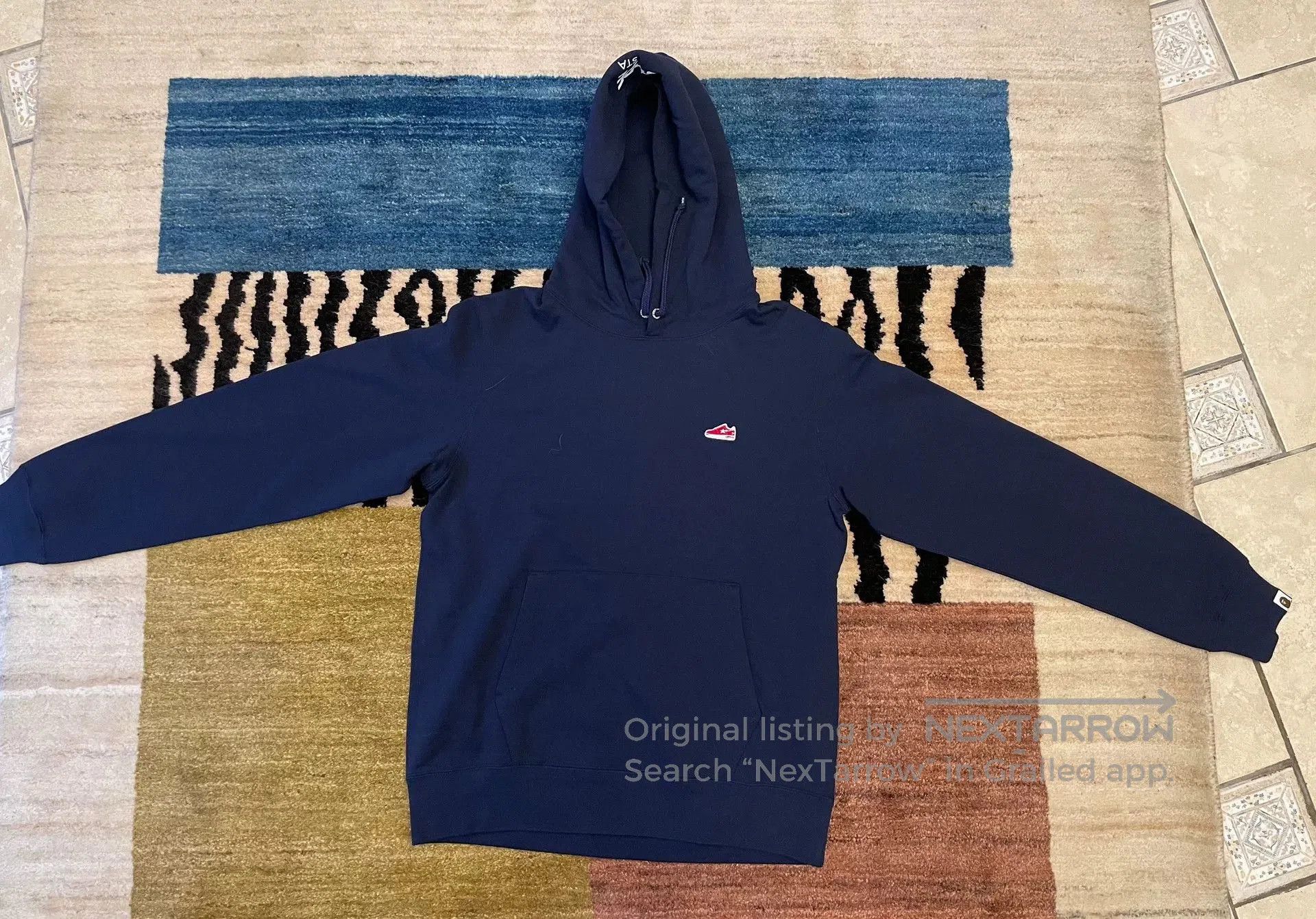 Bape Bape Flying Shoe Embroidery Hoodie. Size US XL / EU 56 / 4 - 1 Thumbnail