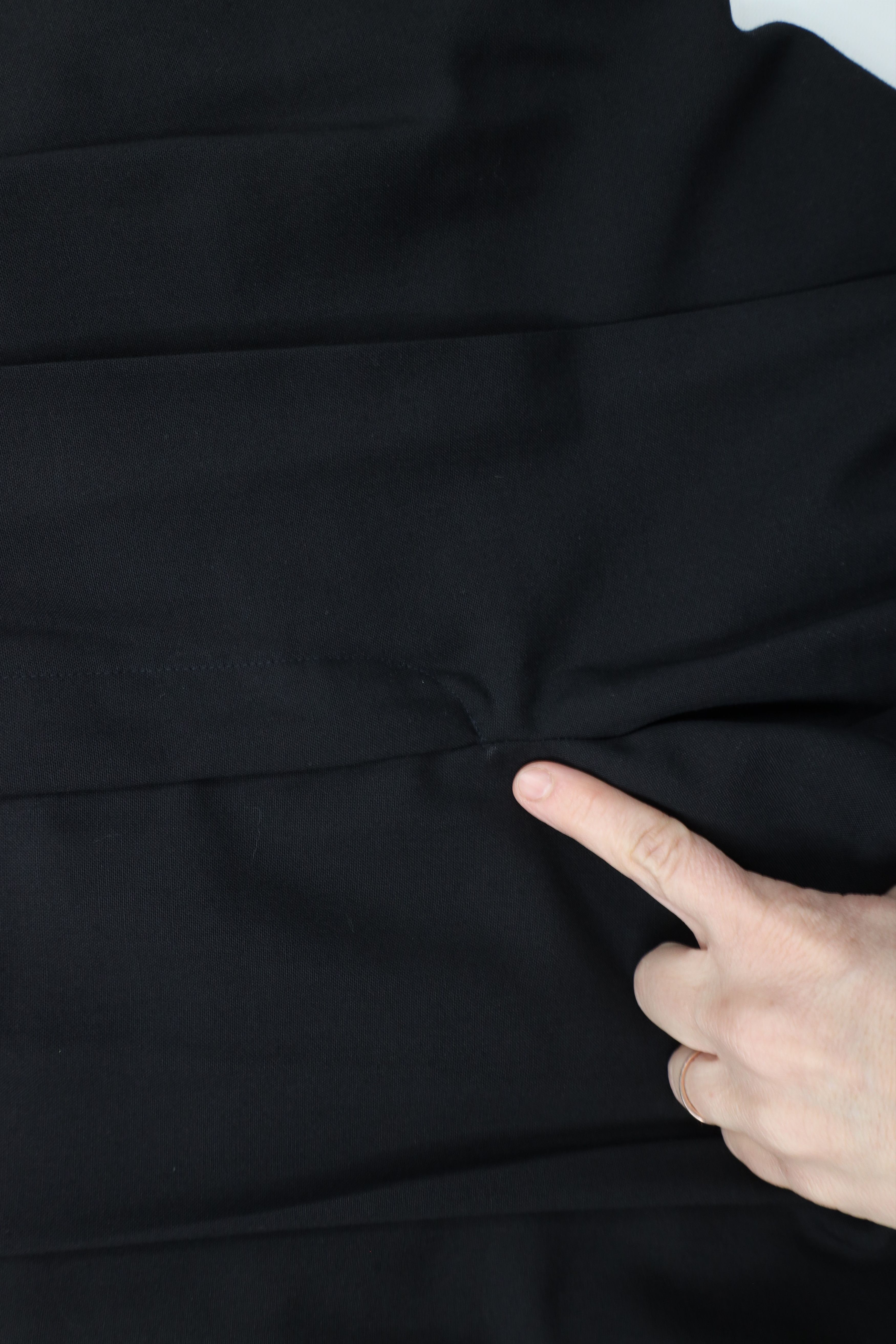 Vintage Vintage 90s Streetwear Wide Leg Chino Pants Black USA Size US 36 / EU 52 - 9 Thumbnail