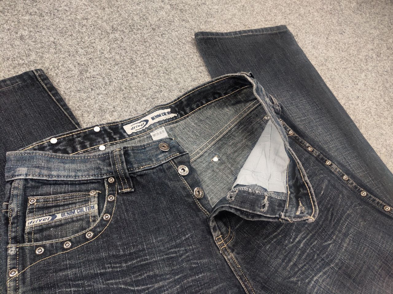 Le Grande Bleu (L.G.B.) Vintage Japan Le Grand Bleu eyelets Denim jeans hysteric Y2K Size US 32 / EU 48 - 12 Thumbnail