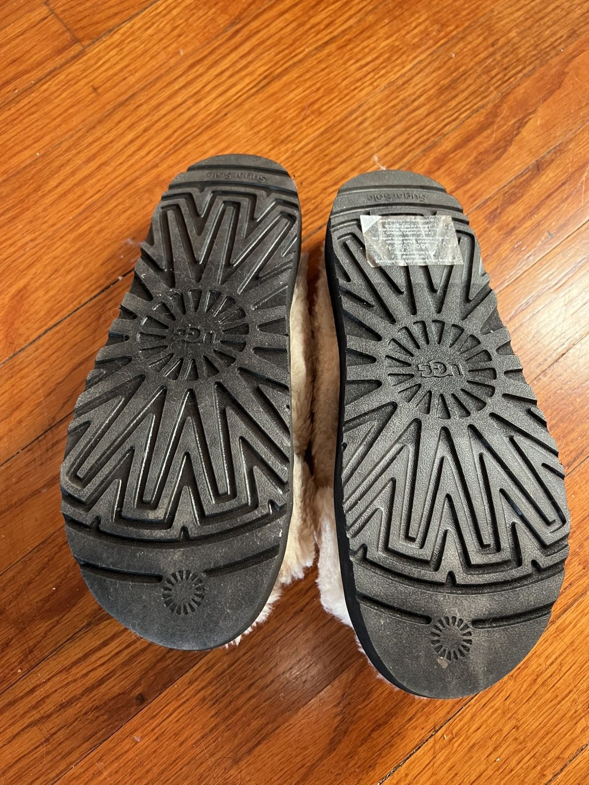 Ugg Ugh fleece lined platform slides Size US 10 / IT 40 - 7 Thumbnail