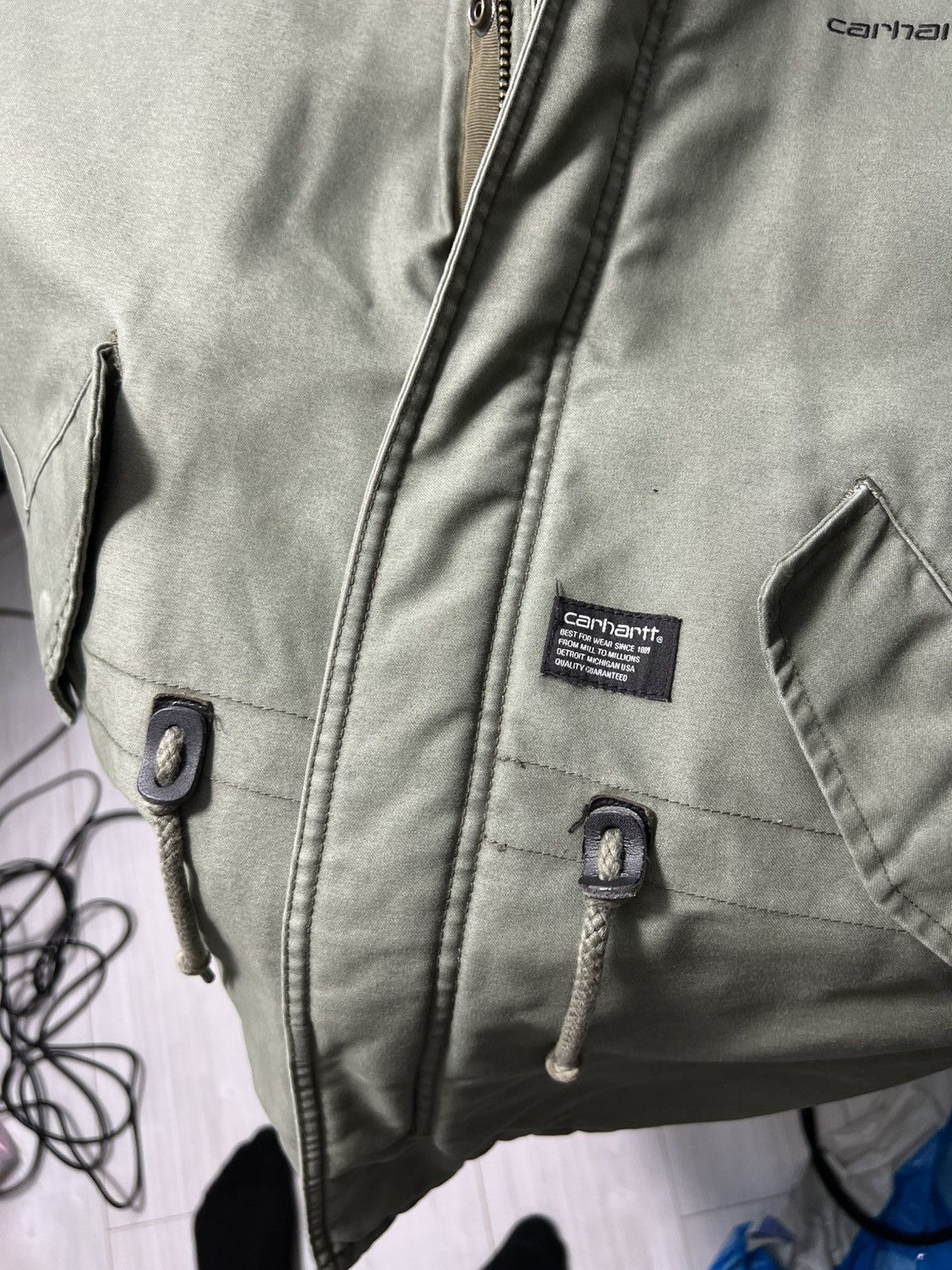 Carhartt Carhartt Parka Hooded Jacket Retro Utility Workwear Coat M Size US M / EU 48-50 / 2 - 11 Thumbnail