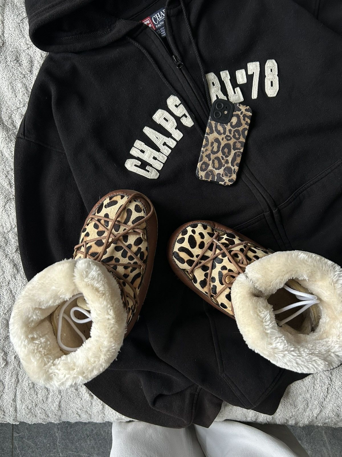 Moon Boot Leopard boots moonboot style yeti Size US 6.5 / IT 36.5 - 4 Thumbnail