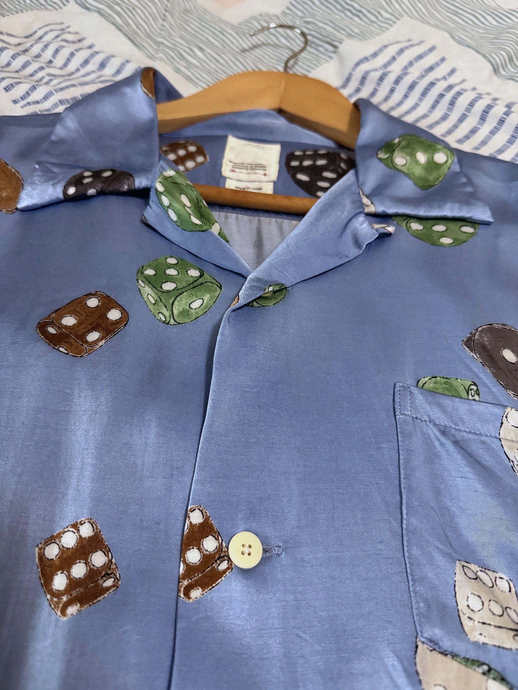 Visvim 21 SS Wallis Shirt Dice Blue Sz. 1 012101105011013 Size US S / EU 44-46 / 1 - 5 Thumbnail