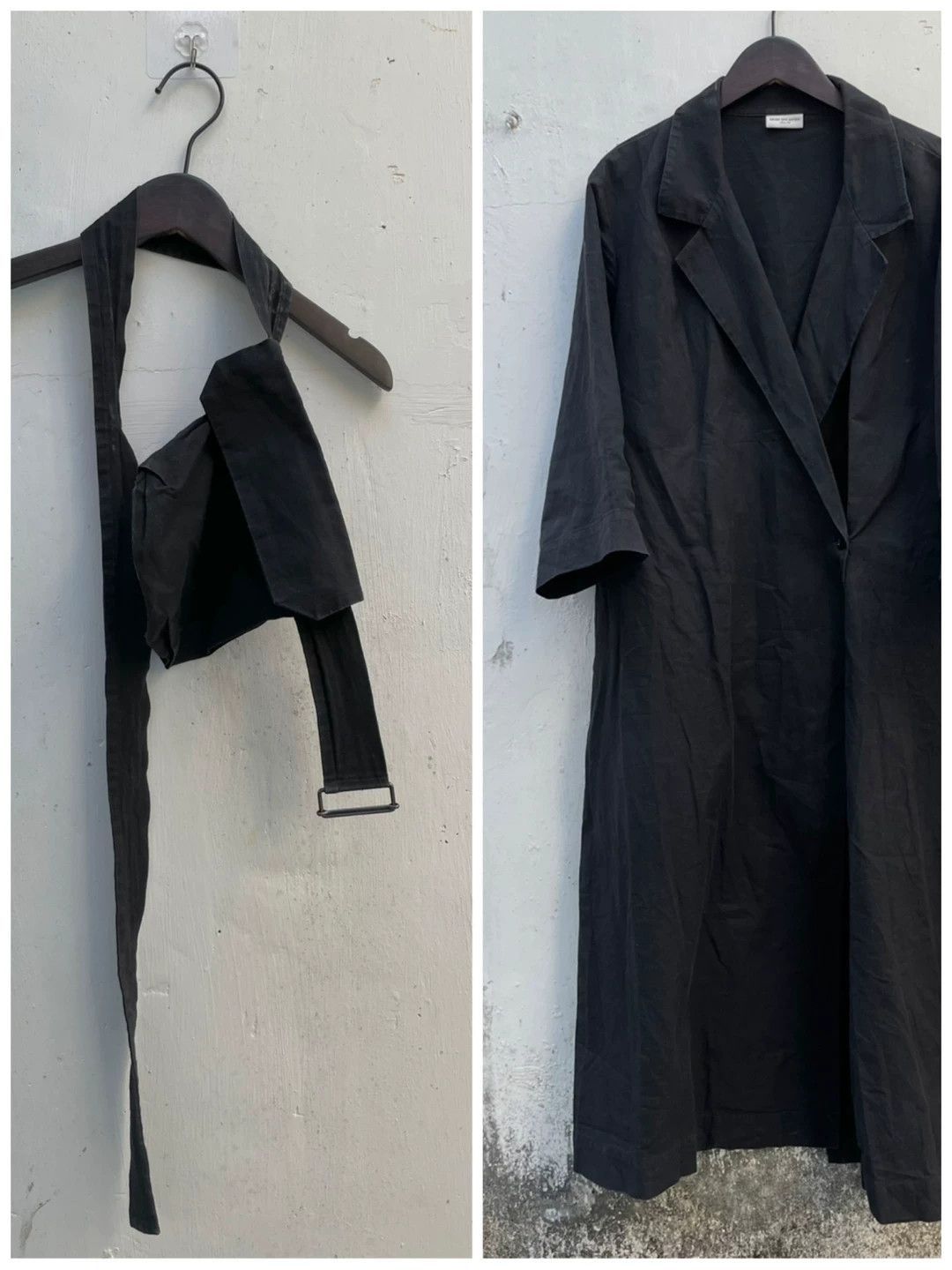 Dries Van Noten Black Longline Light Jacket Size S Size US S / EU 44-46 / 1 - 2 Thumbnail