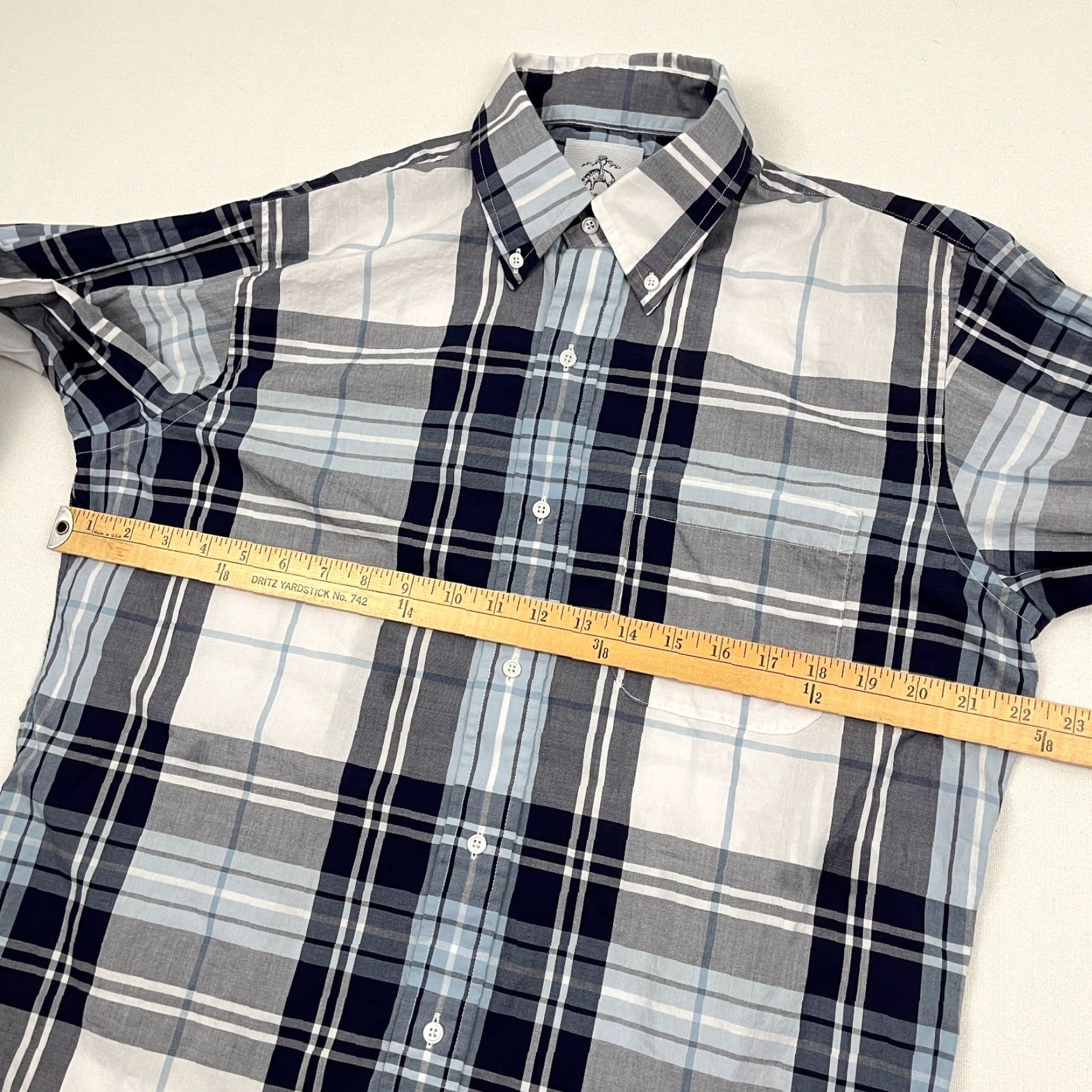 Brooks Brothers Brooks Brothers x Thom Browne Black Fleece Shirt Mens Size BB4 Plaid Button-Down Size US L / EU 52-54 / 3 - 4 Thumbnail