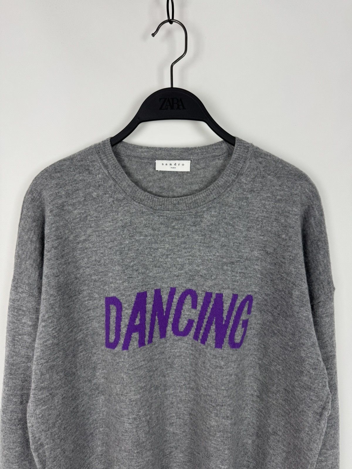 Sandro Sandro Paris Dancing Wool Blend Women’s Sweater Size L / US 10 / IT 46 - 3 Thumbnail
