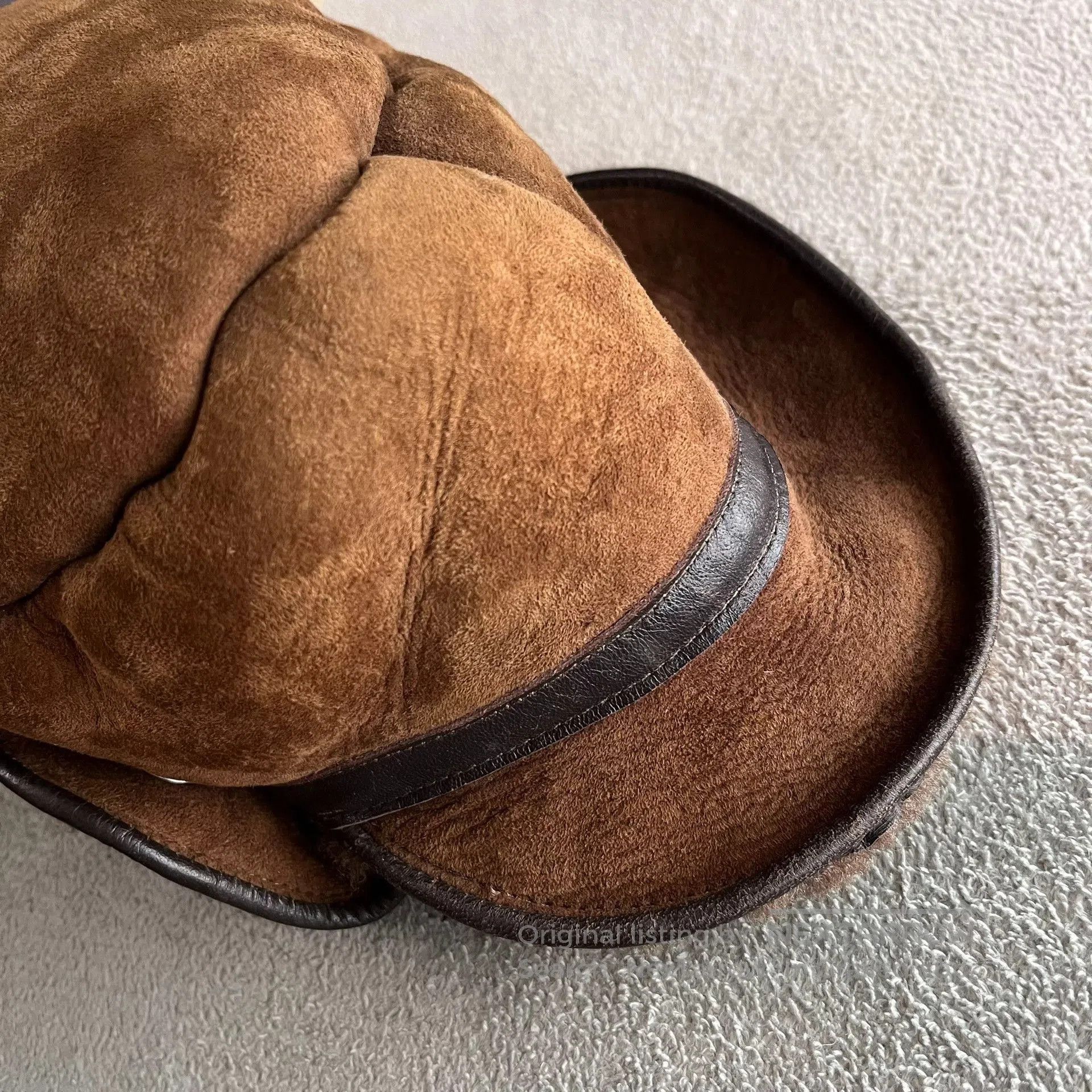 Vintage Vintage Sheepskin Fur Hat. Size ONE SIZE - 4 Thumbnail