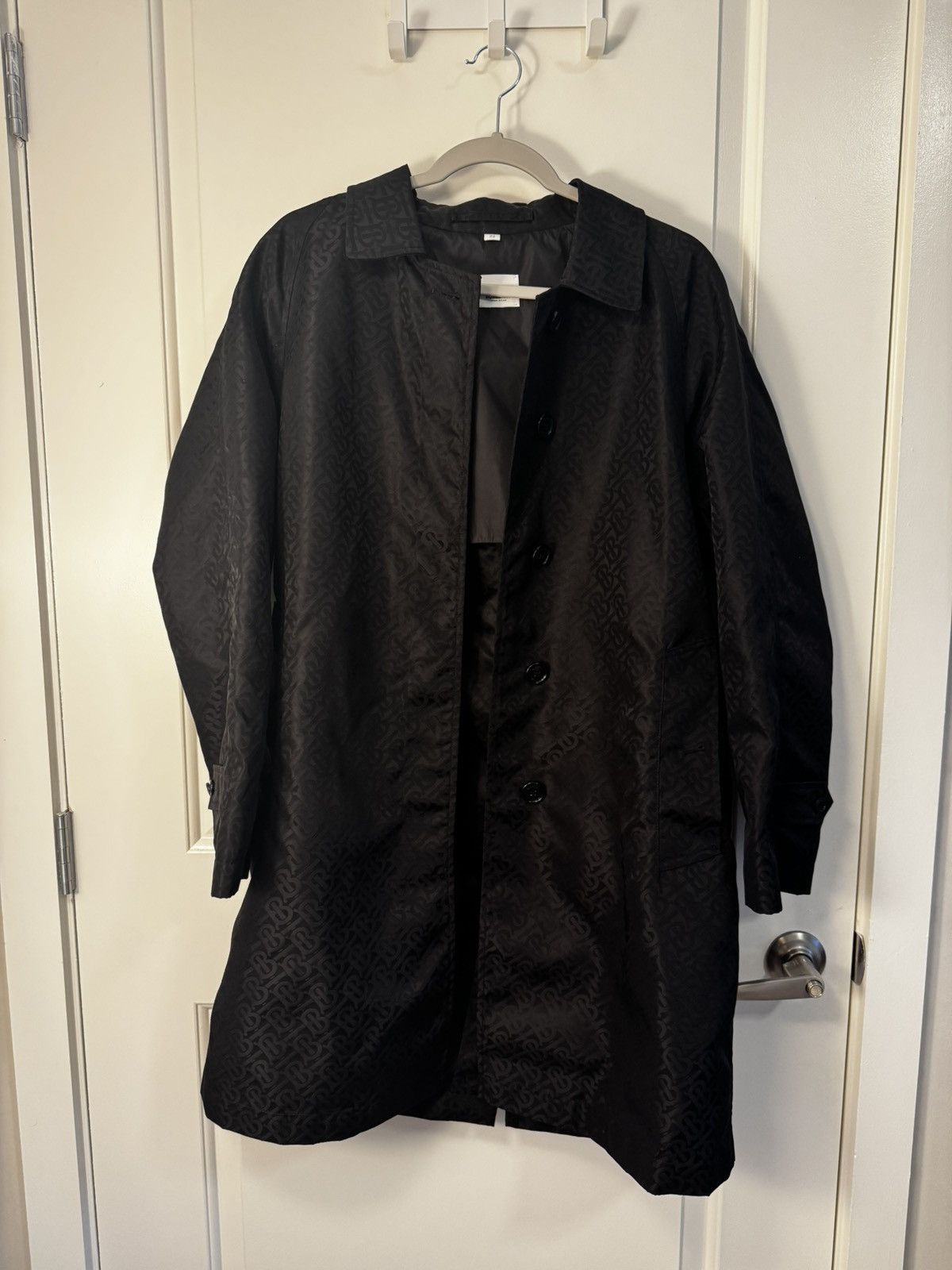 Burberry Burberry Monogram Jacquard Nylon Parka Coat Size XS / US 0-2 / IT 36-38 - 1 Thumbnail