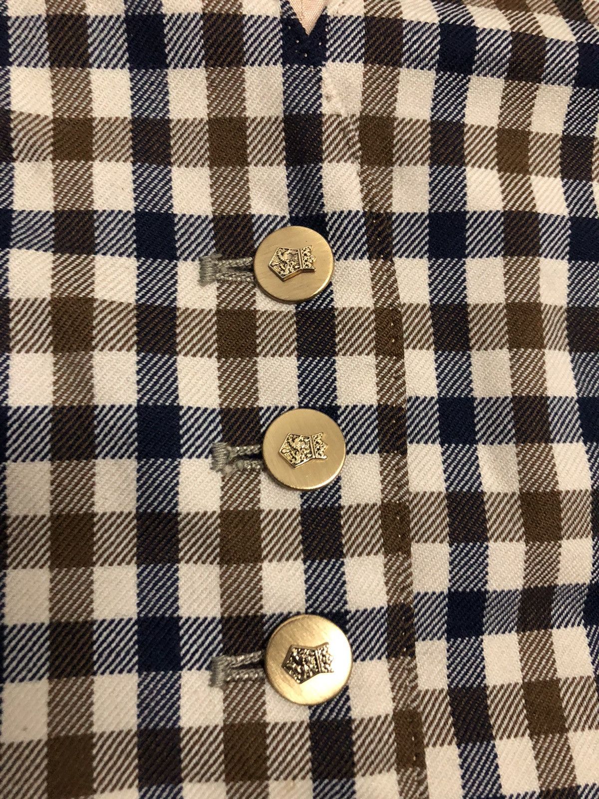 Aquascutum × Vintage Vintage Aquascutum Plaid Vest Size US M / EU 48-50 / 2 - 5 Thumbnail