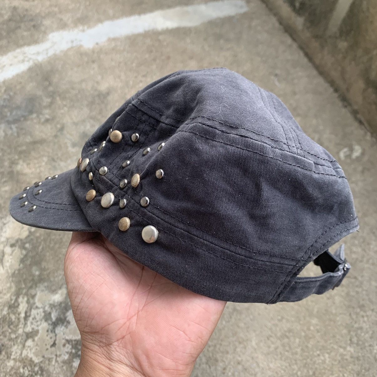 If Six Was Nine × Japanese Brand Cadet Hat Studded Y2K Style Size ONE SIZE - 2 Thumbnail