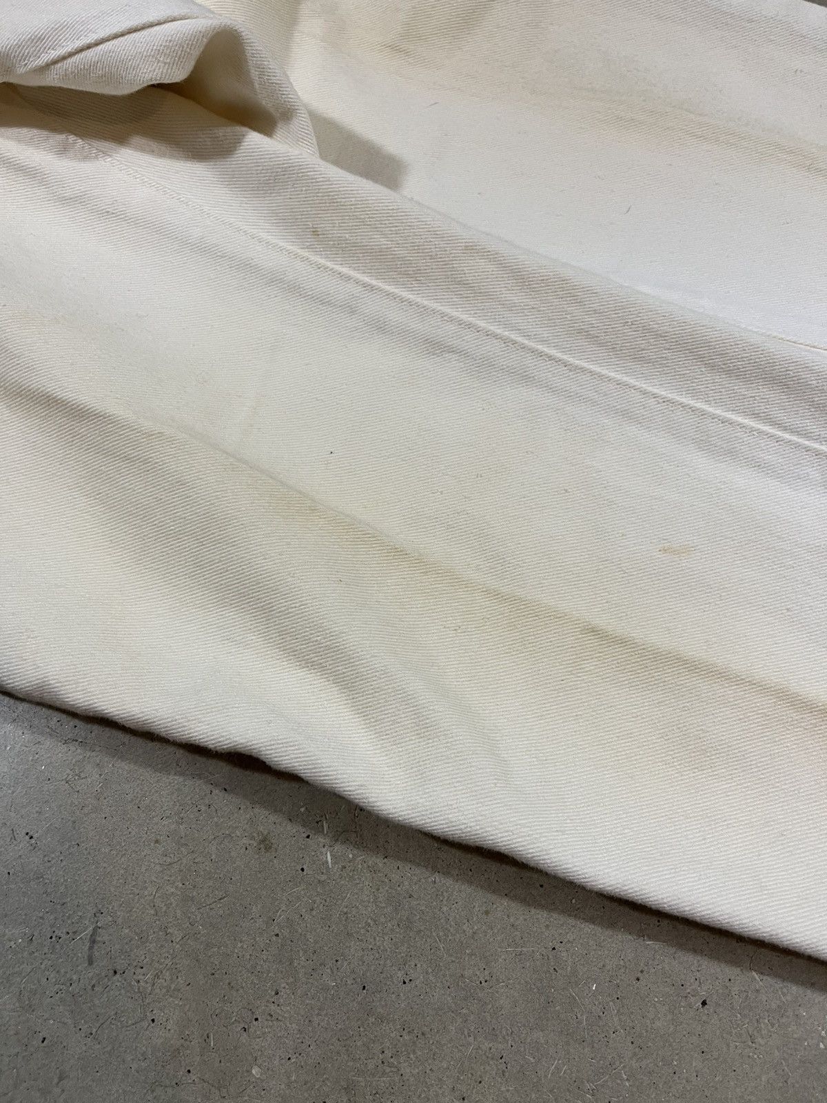 Edwin × Vintage Vintage Edwin White Tapered Jeans 26x28 Size 26" / US 2 / IT 38 - 4 Thumbnail