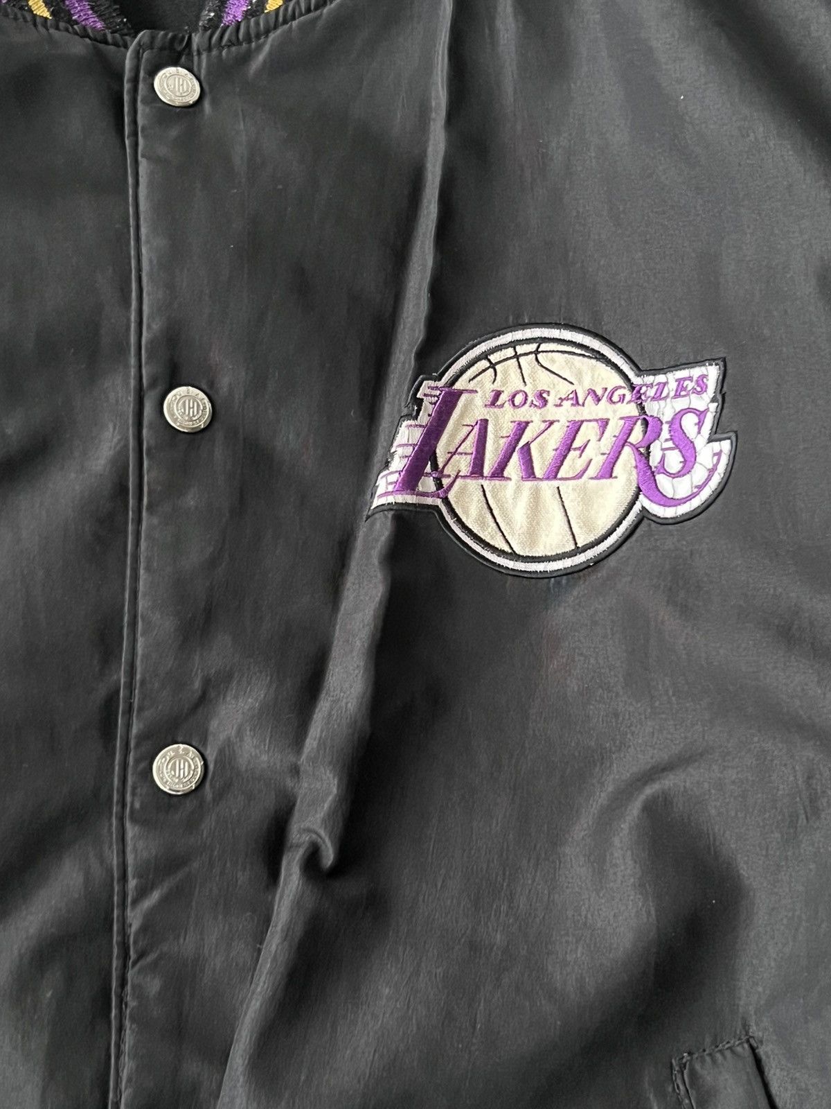 JH Design Vintage Jeff Hamilton Lakers Bomber Jacket Size US L / EU 52-54 / 3 - 7 Thumbnail