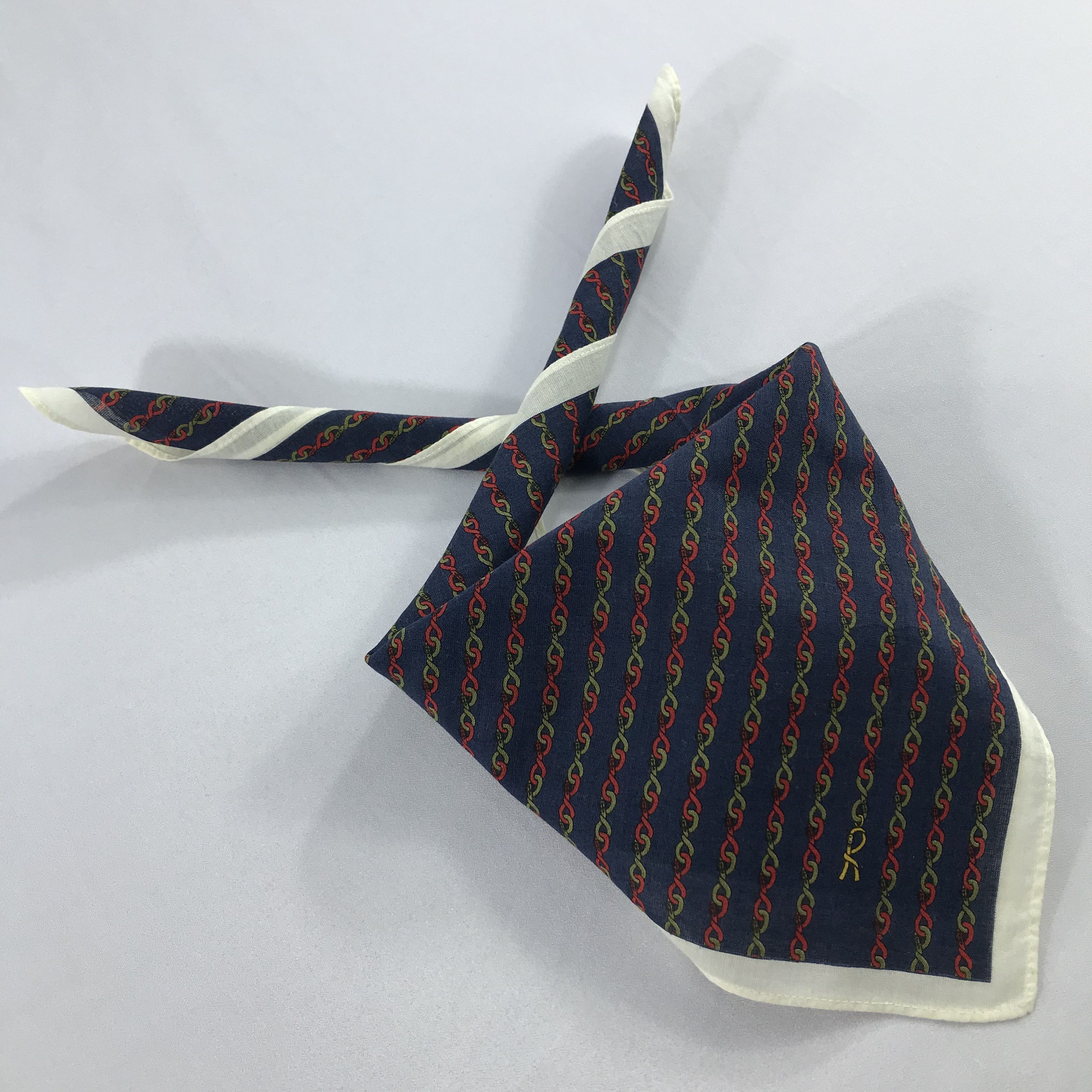 Roberta di Camerino × Vintage Roberta Di Camerino Bandana /Handkerchief/Neckerchief -S2336 Size ONE SIZE - 4 Thumbnail