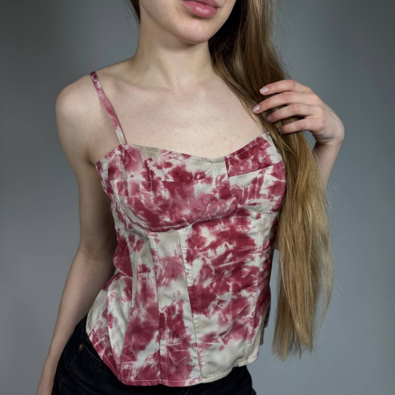 Vintage Vintage Y2K Japanese Style Retro Tie Dye Tank Top Sleeveless Size L / US 10 / IT 46 - 1 Thumbnail