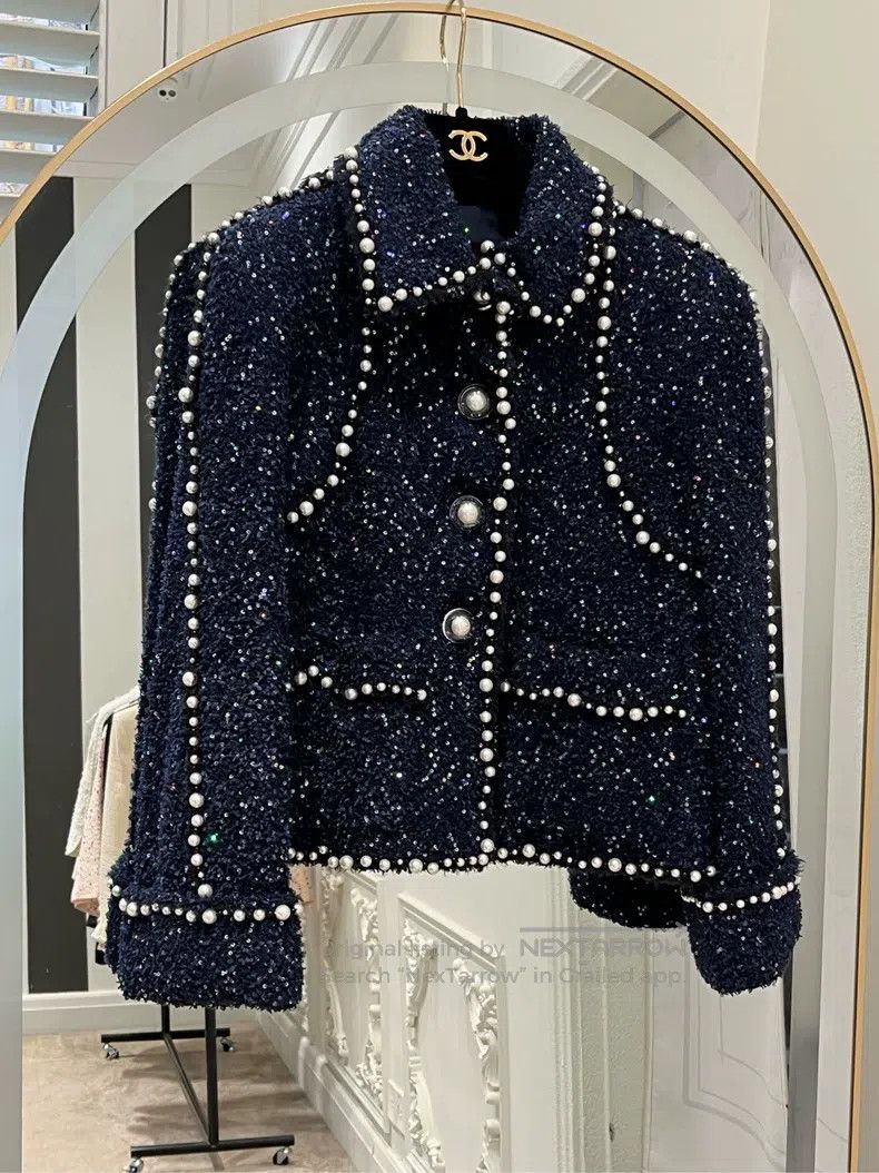 Chanel Chanel 17-year-old ground control series blue pearl sequin Size XS / US 0-2 / IT 36-38 - 1 Thumbnail