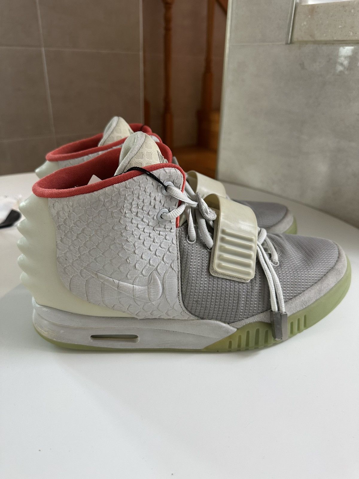 Kanye West × Nike [sample] Nike Air Yeezy 2 Pure Platinum brand new 1 of 1 Size US 12 / EU 45 - 4 Thumbnail