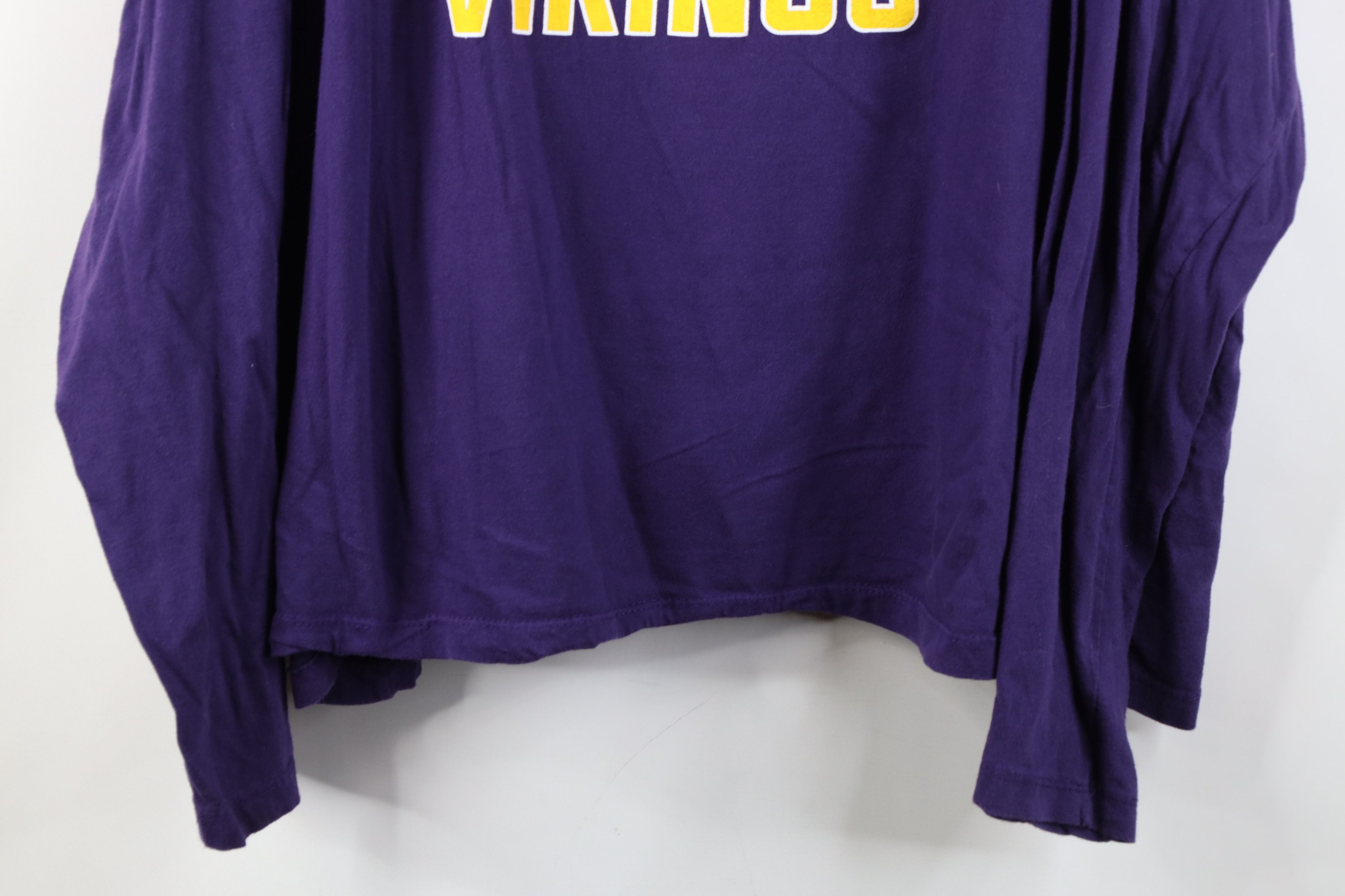Vintage Vintage Y2K NFL Minnesota Vikings Long Sleeve T-Shirt Size 4XL / US 24-26 - 3 Thumbnail