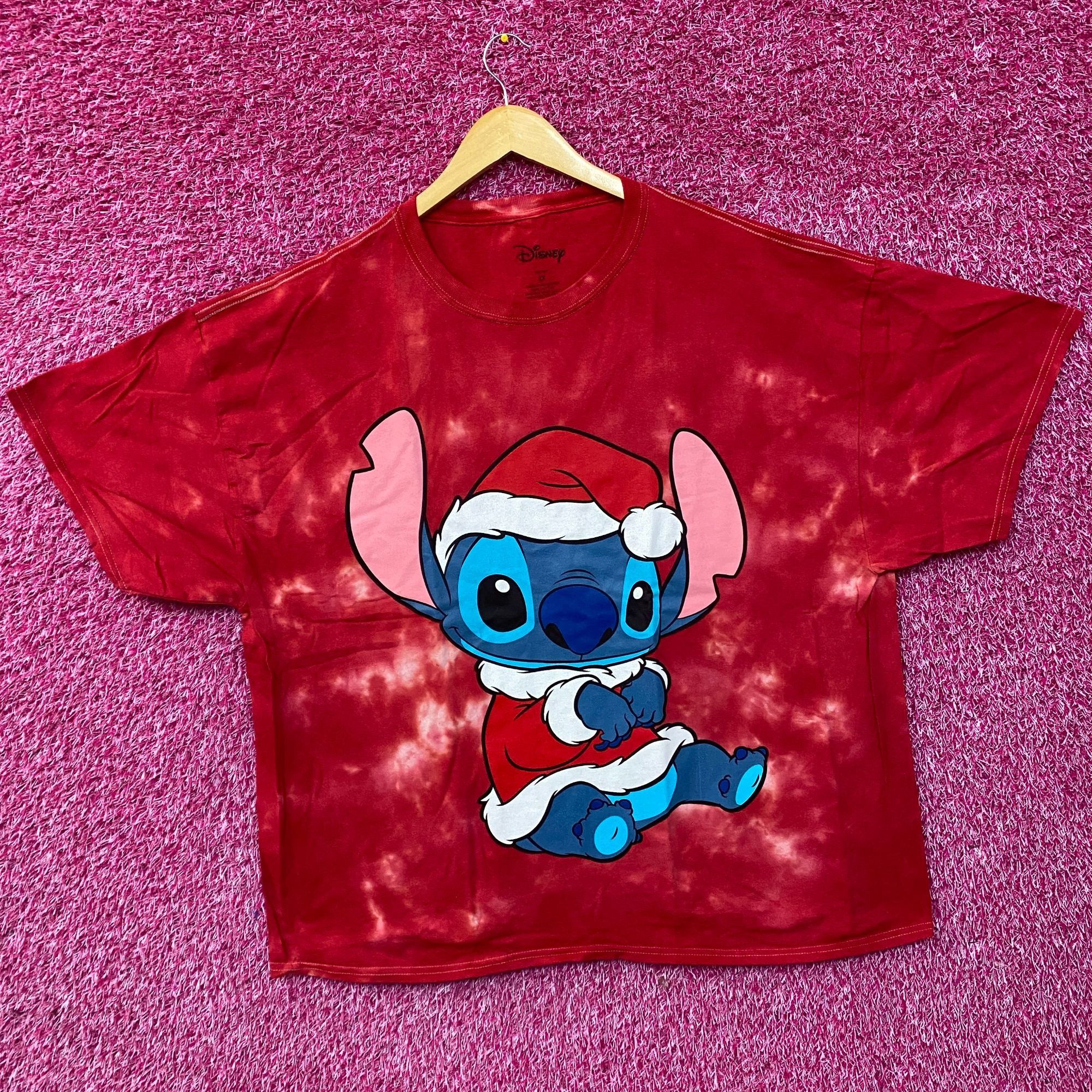 Disney Disney Lilo & Stitch Christmas Santa Clause Stitch Tie Dye T Size US XXL / EU 58 / 5 - 3 Thumbnail