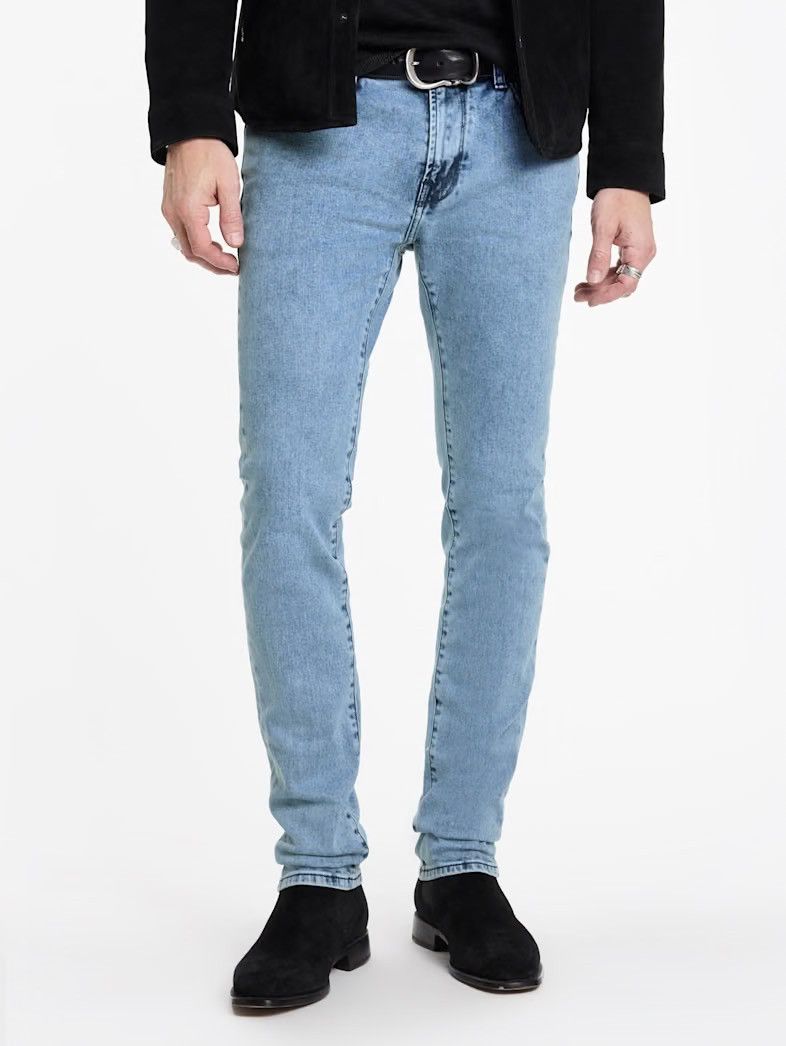 John Varvatos Wight Cloud Wash Slim Fit Jean 31 Size US 31 - 1 Thumbnail