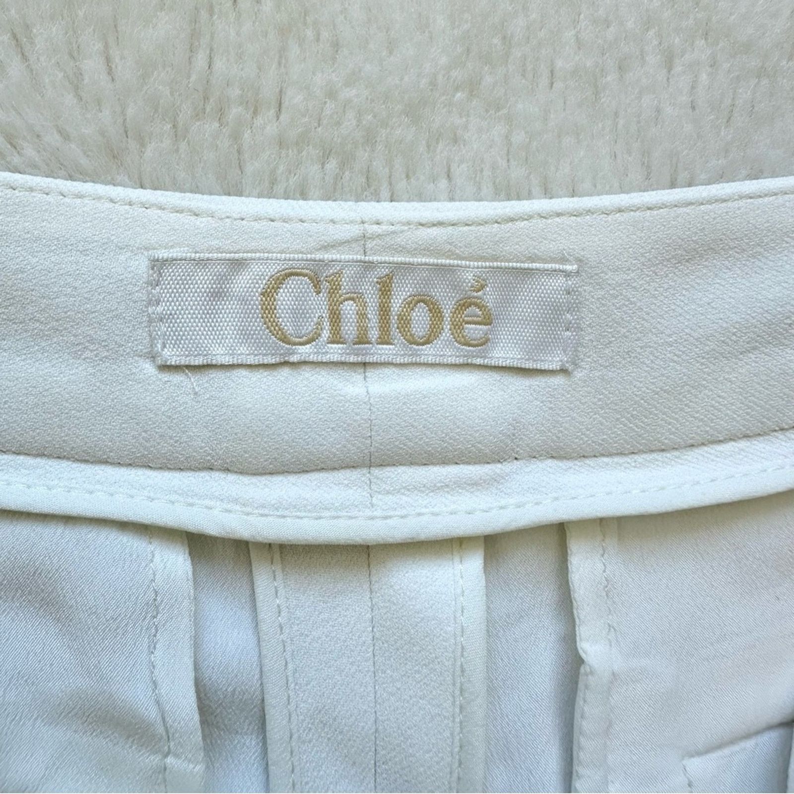 Chloe NEW!!! CHLOE women pants size 4 US Authentic Retail 850$ Size 27" / US 4 / IT 40 - 4 Thumbnail