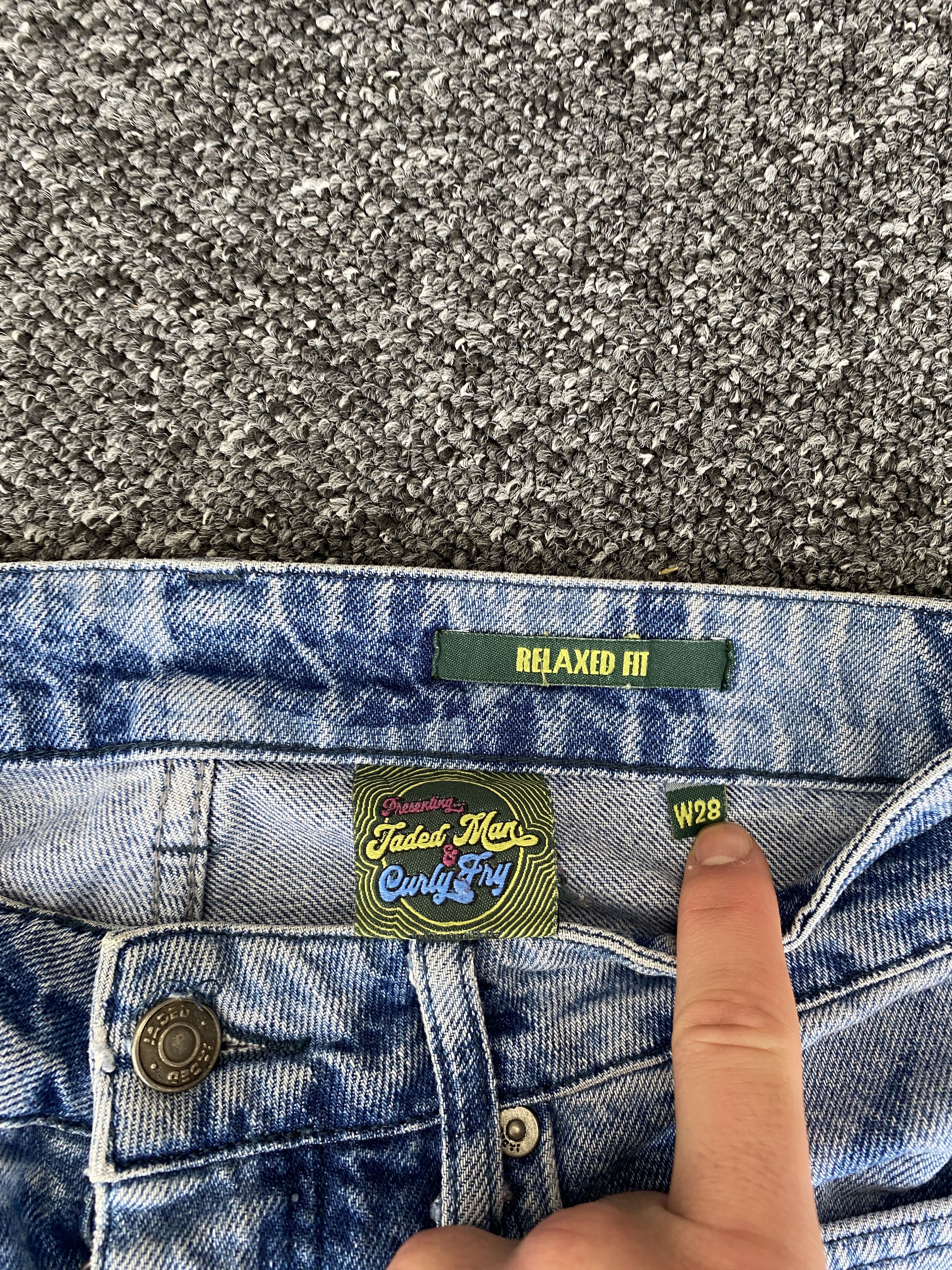 Jaded London pants denim w28 relaxed fit