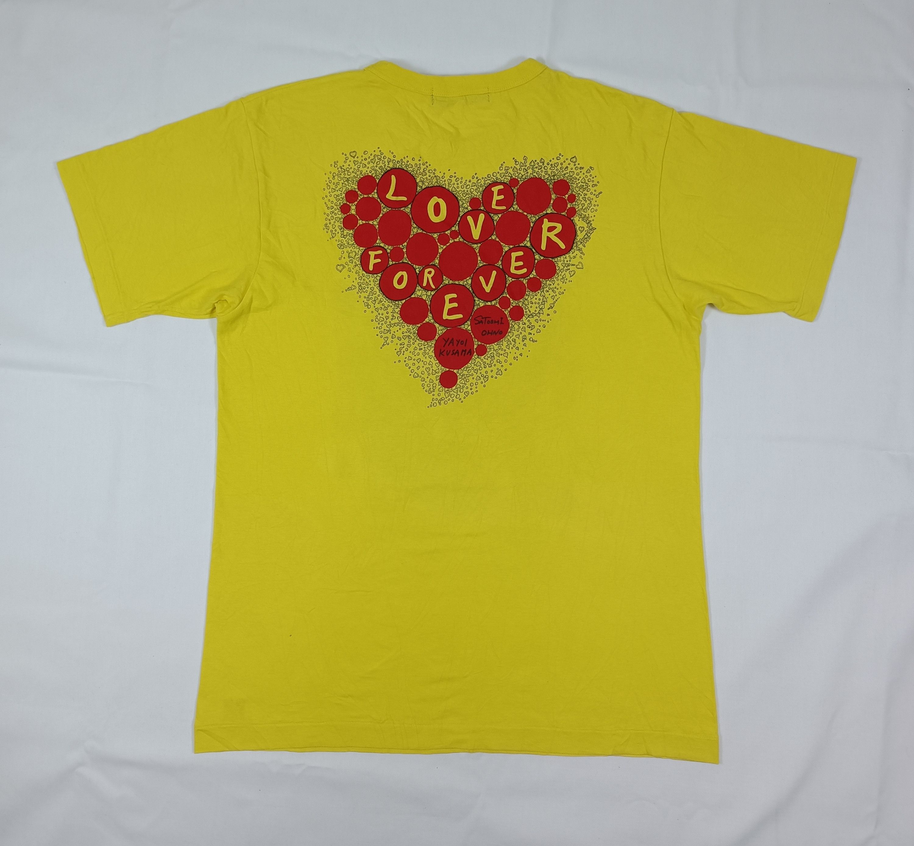 Japanese Brand Vintage Yayoi Kusama Satoshi 24 Hour Televison T Shirt Size US M / EU 48-50 / 2 - 3 Thumbnail