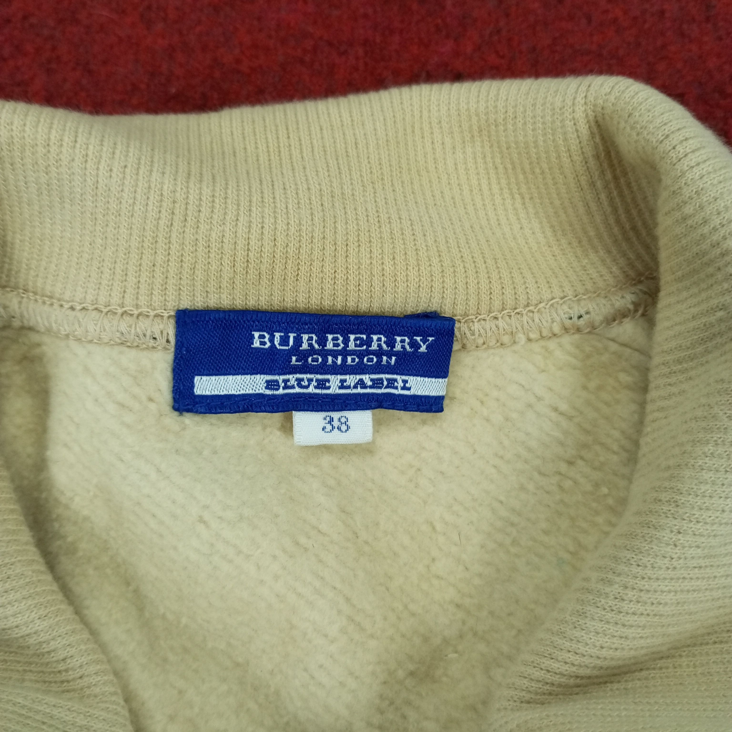 Burberry × Vintage Burberry London Blue Label Fashion Style Sweater Nova Check Size XS / US 0-2 / IT 36-38 - 6 Thumbnail
