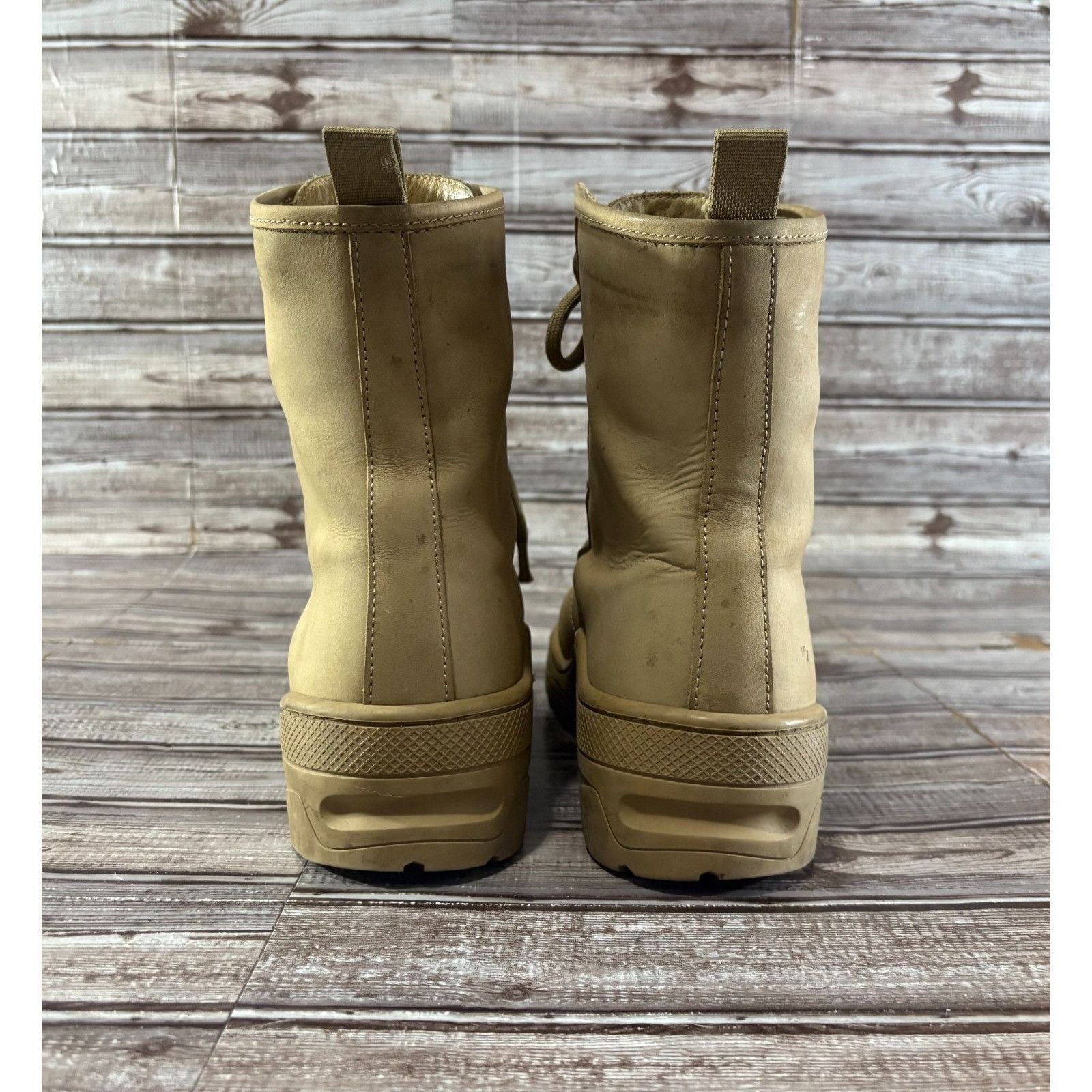 Yeezy YEEZY Season 5 nubuck combat boots size 40 US 7 color taupe Size US 7 / EU 40 - 3 Thumbnail