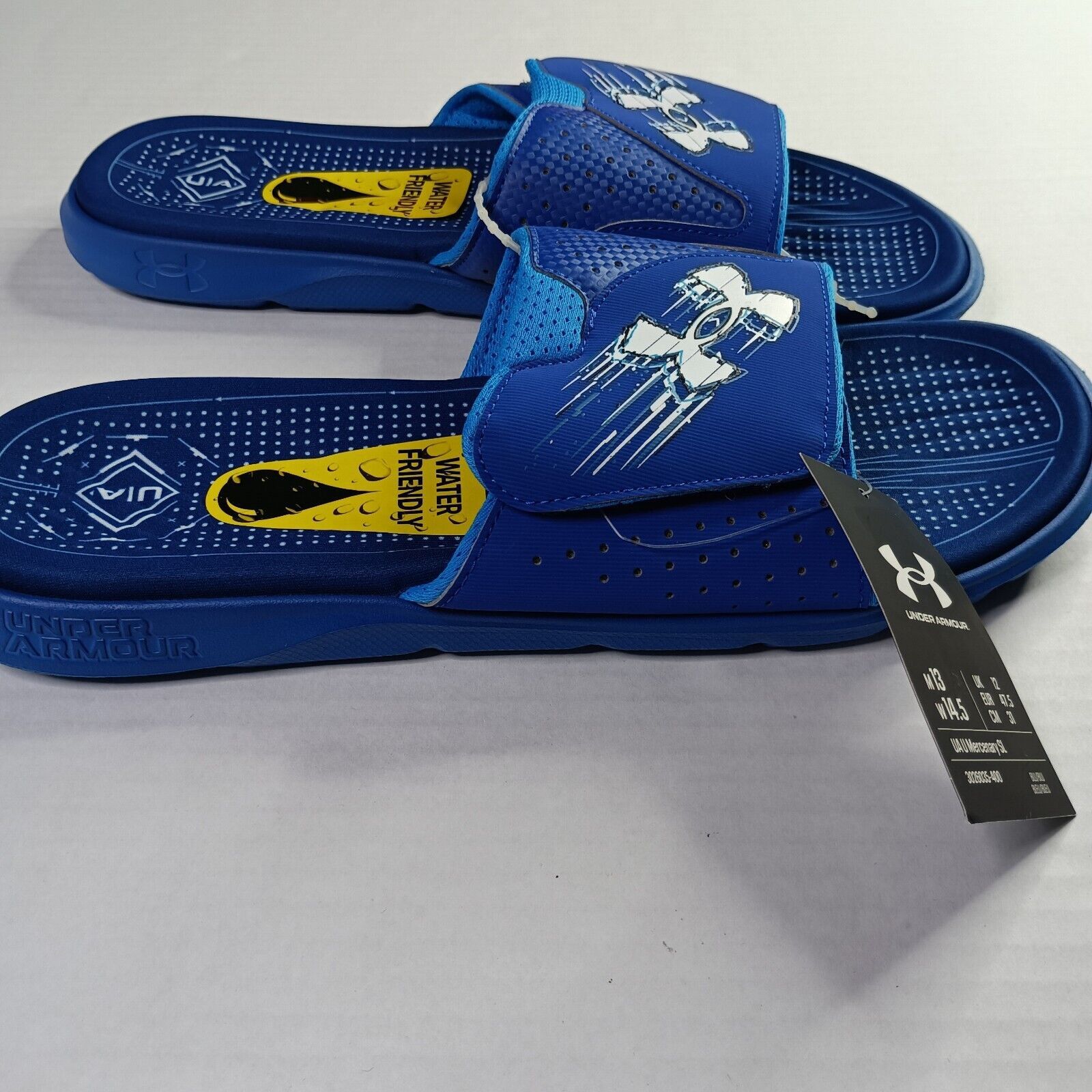 Under Armour Under Armour Mercenary Slides Water Friendly Sandals Mens 13 Size US 13 / EU 46 - 2 Thumbnail